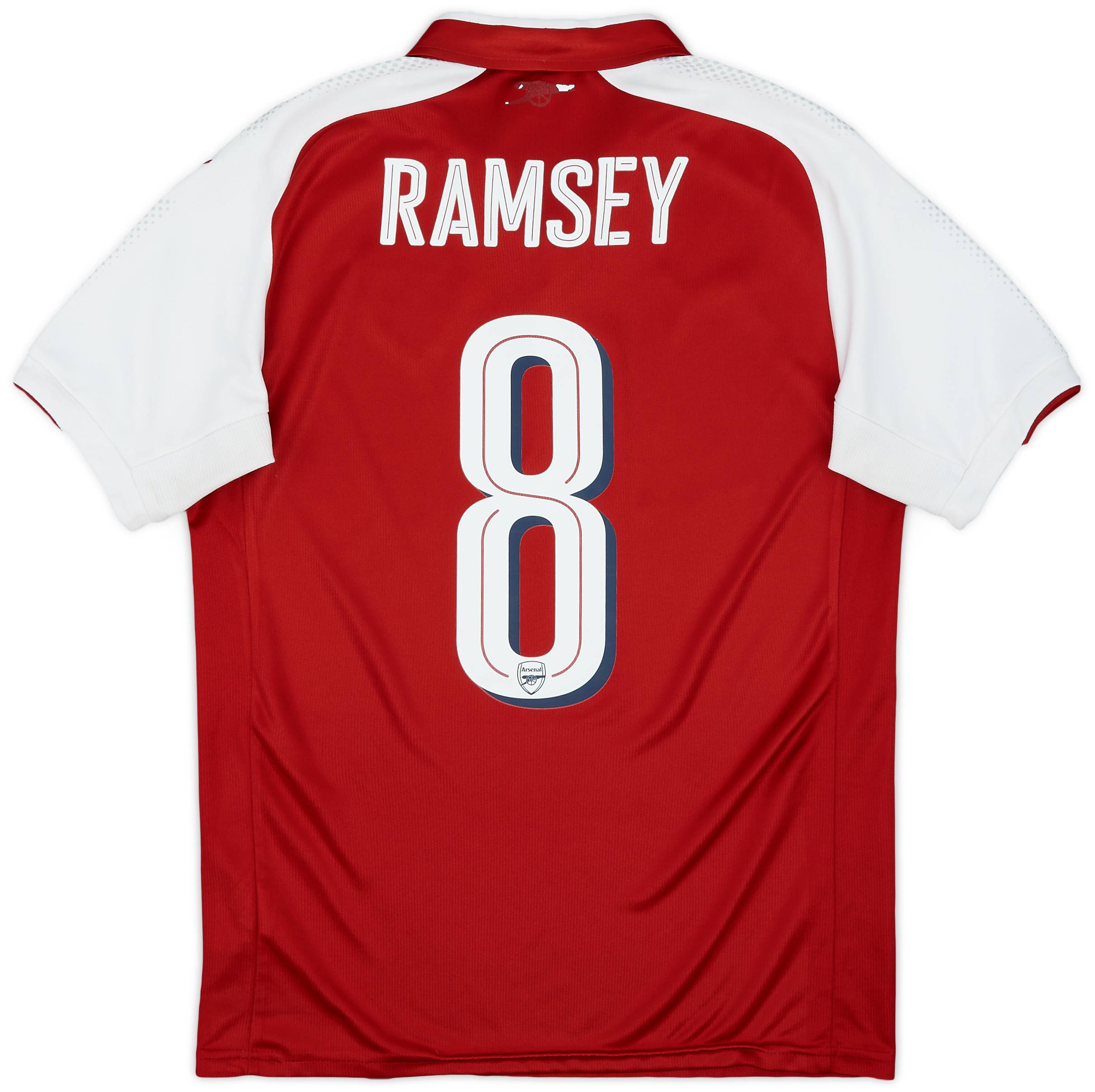2017-18 Arsenal Home Shirt Ramsey #8 - 5/10 - (S)