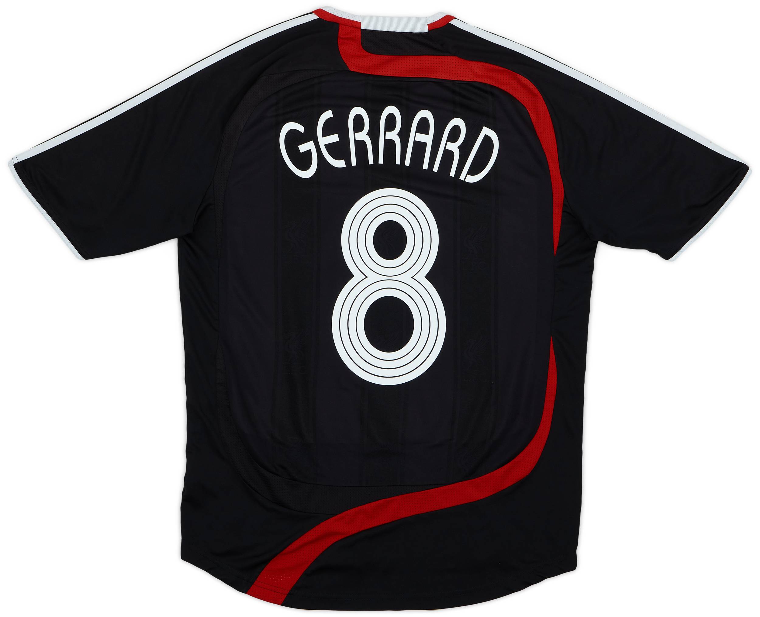 2007 08 Liverpool Third Shirt Gerrard 8 6 10 L