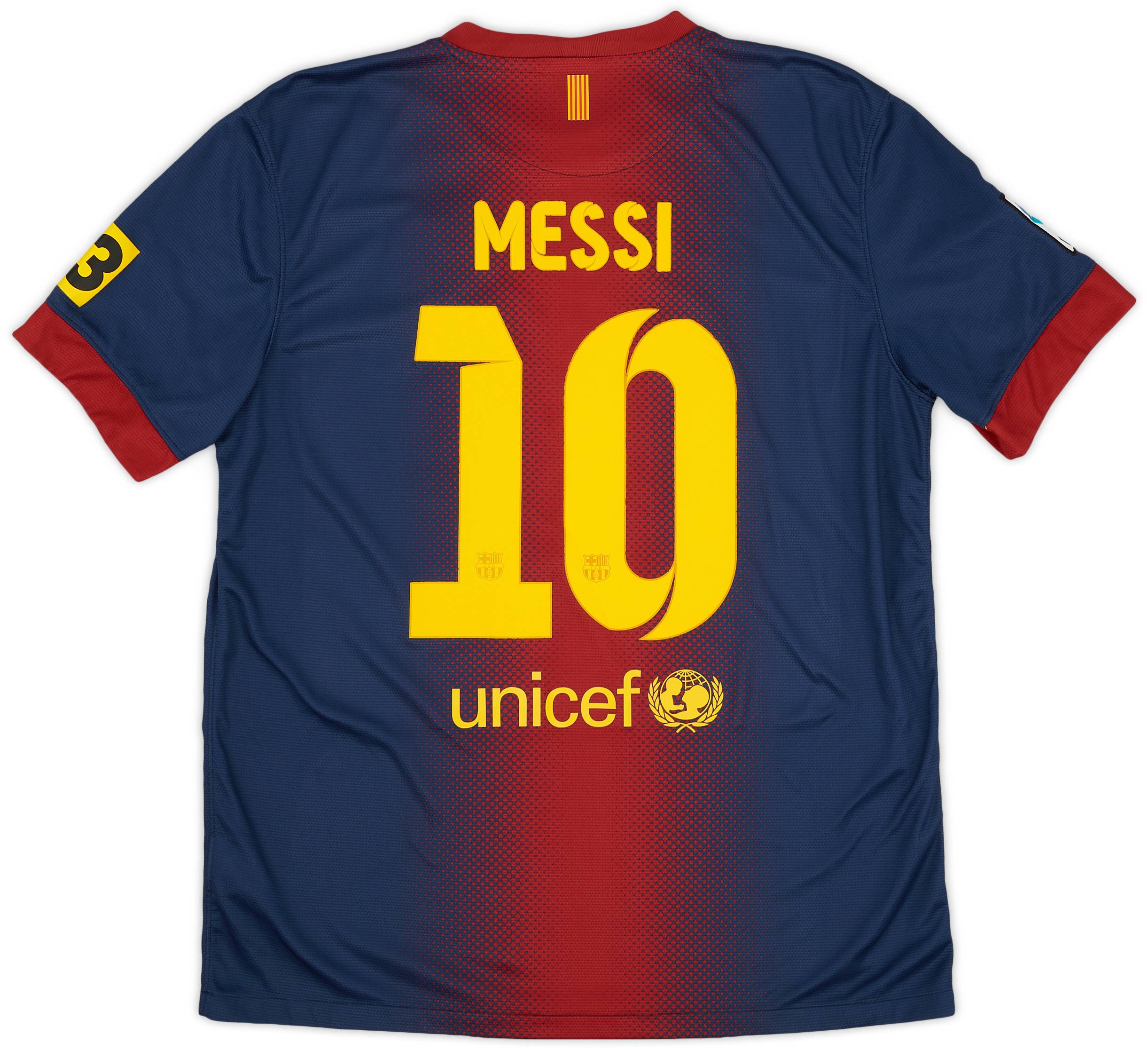 2012-13 Barcelona Home Shirt Messi #10 - 8/10 - (L)