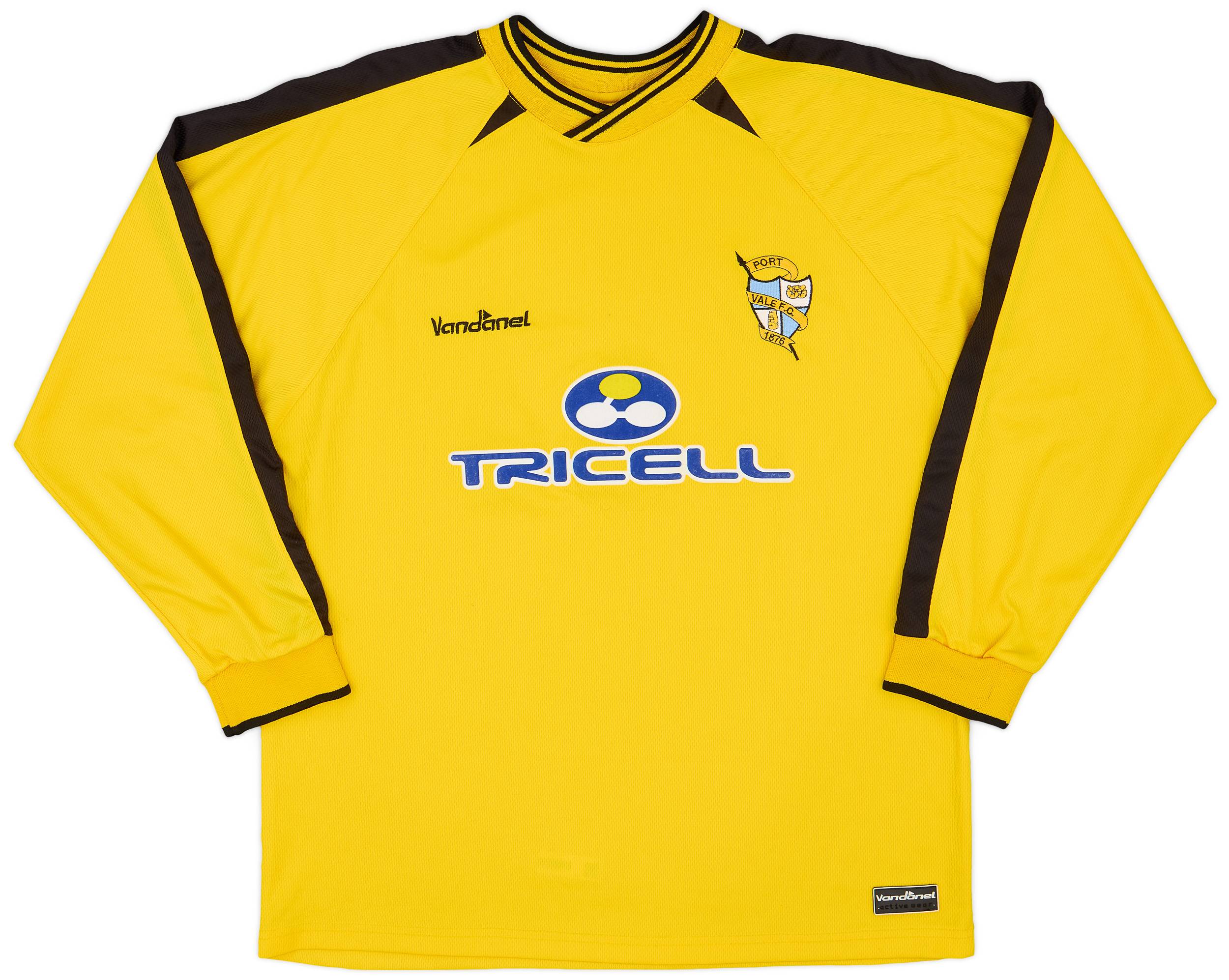 2003-04 Port Vale Away L/S Shirt - 8/10 - (XL)