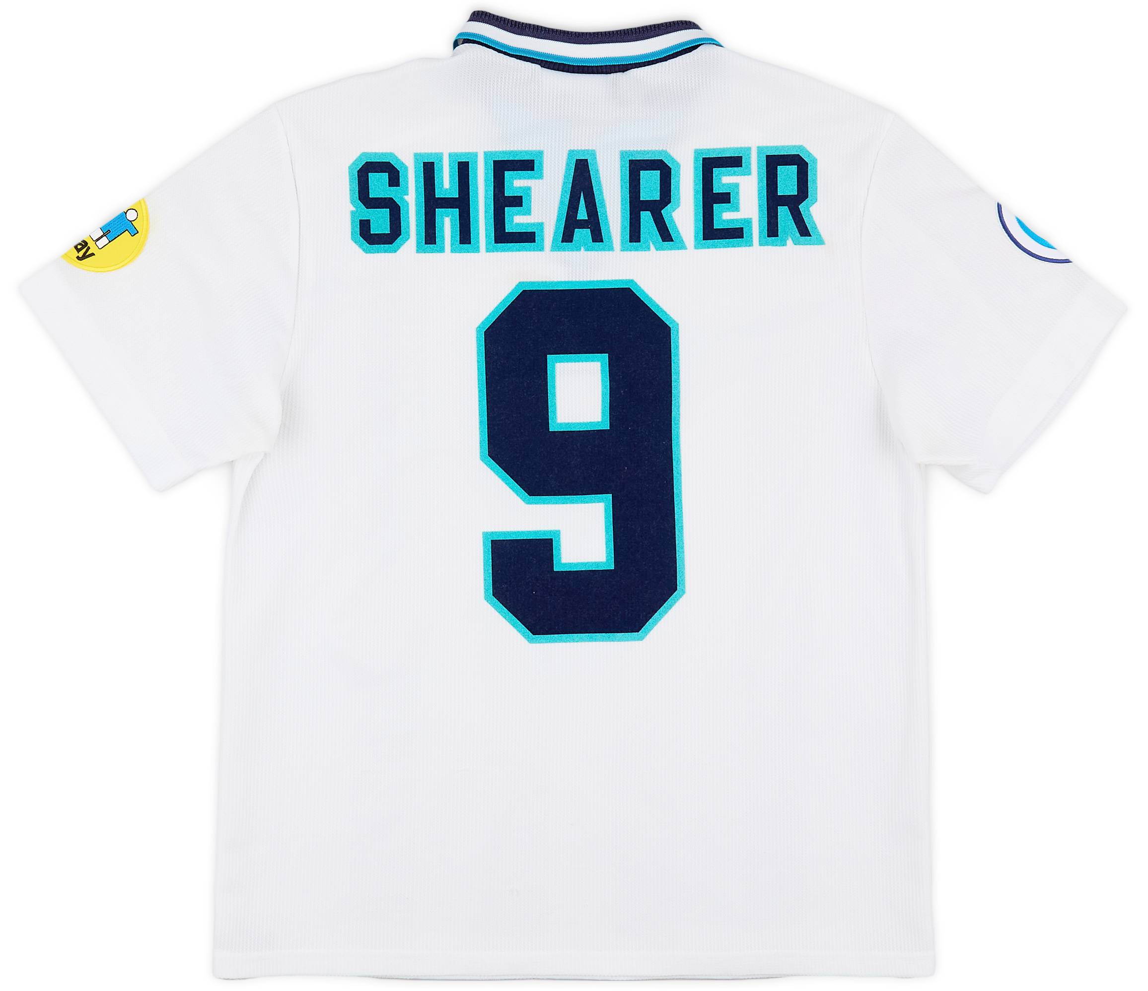 1995-97 England Home Shirt Shearer #9 - 8/10 - (M)