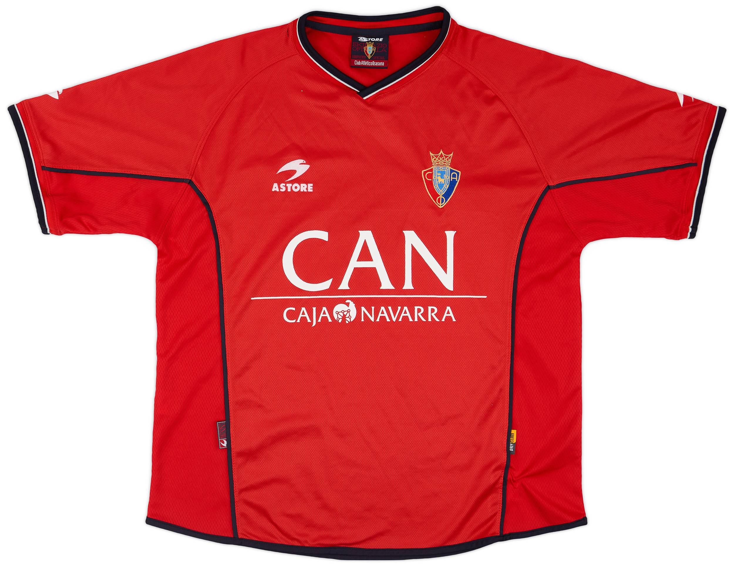 2002-03 Osasuna Home Shirt - 8/10 - (L)