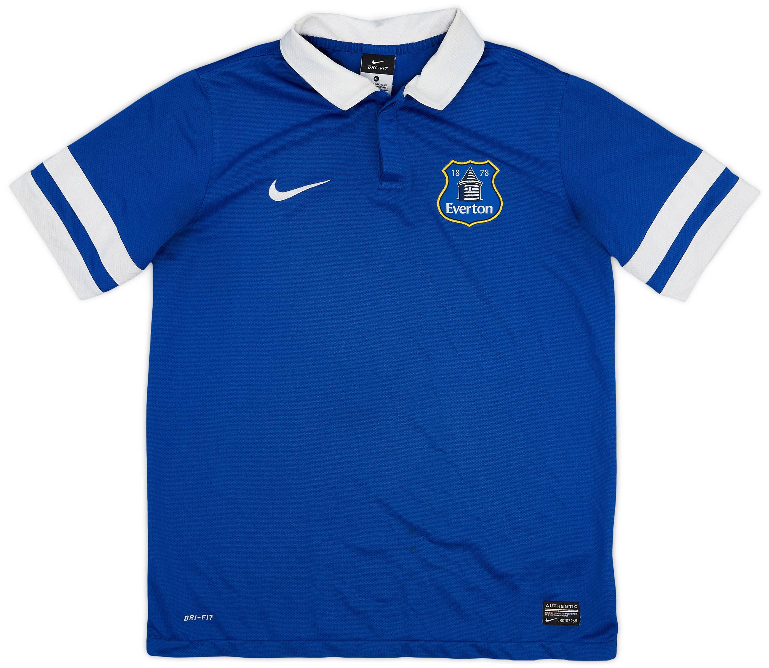 2013-14 Everton Home Shirt - 8/10 - (XL.Boys)