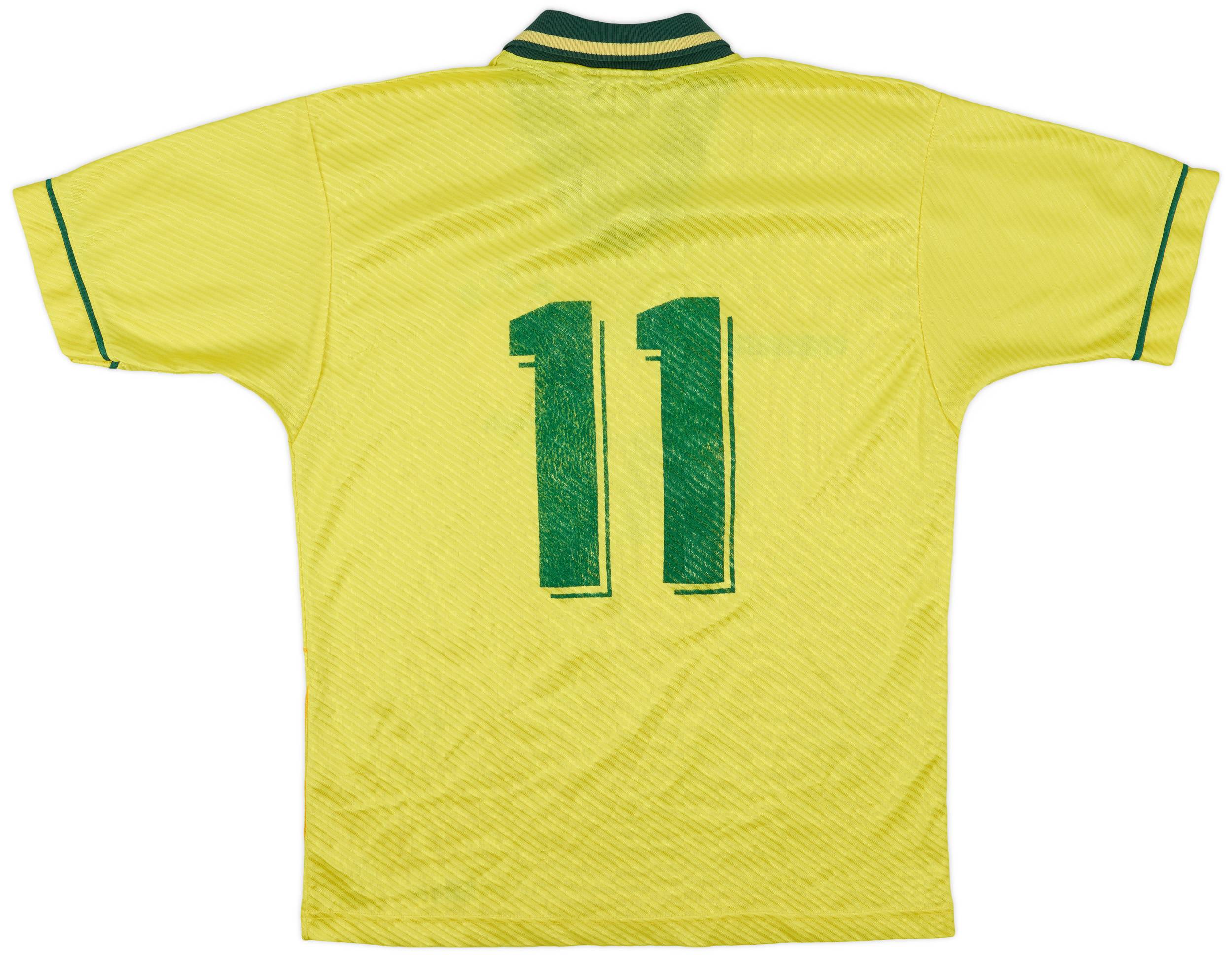 ウェア BRAZIL - 1994 (Home) Brazil 1994 Home World Cup Retro Football Jersey [Free Shipping]