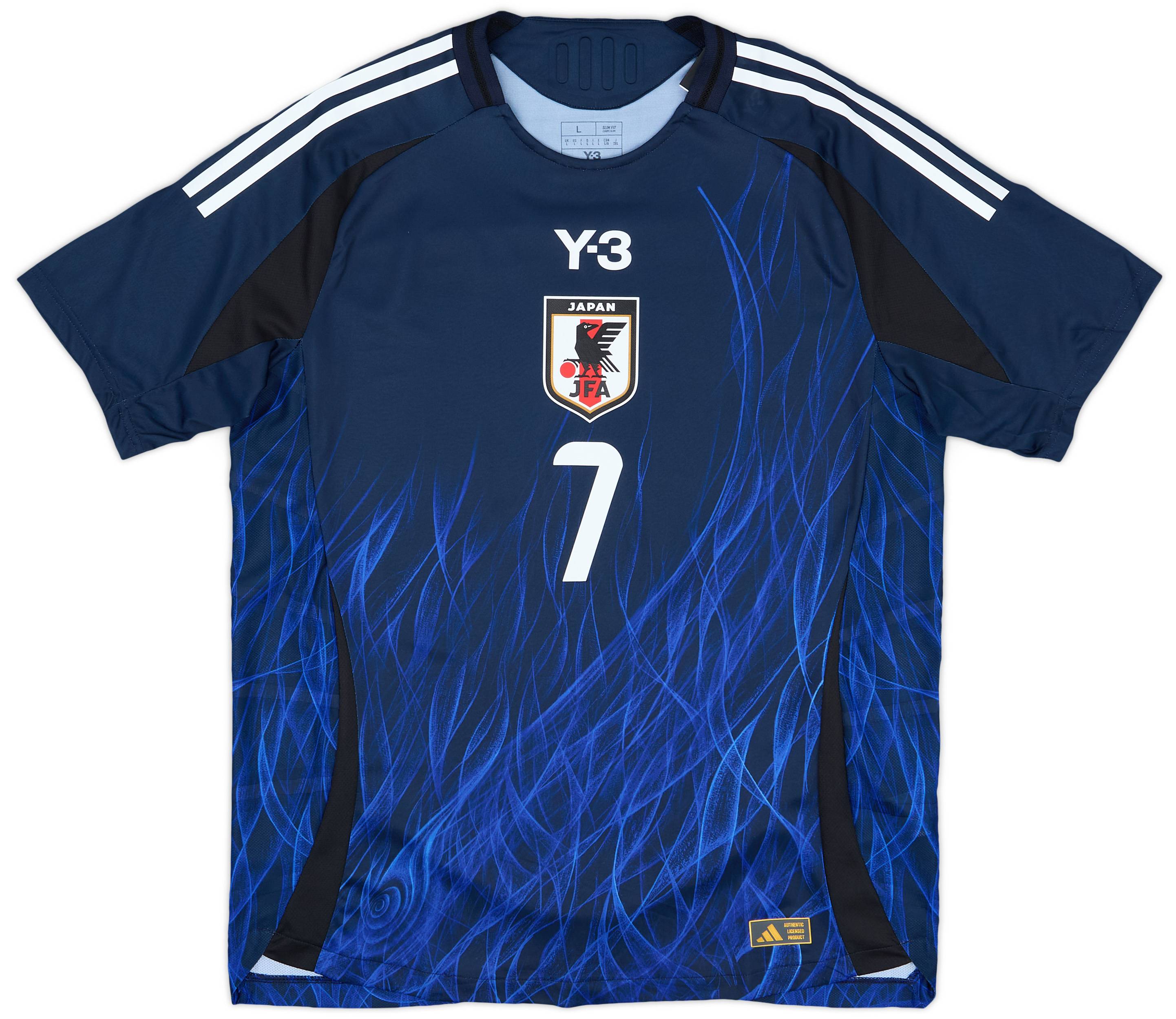Y-3 日本代表 MITOMA 7 シャツ 2024-25 Japan Authentic Home Shirt Mitoma #7