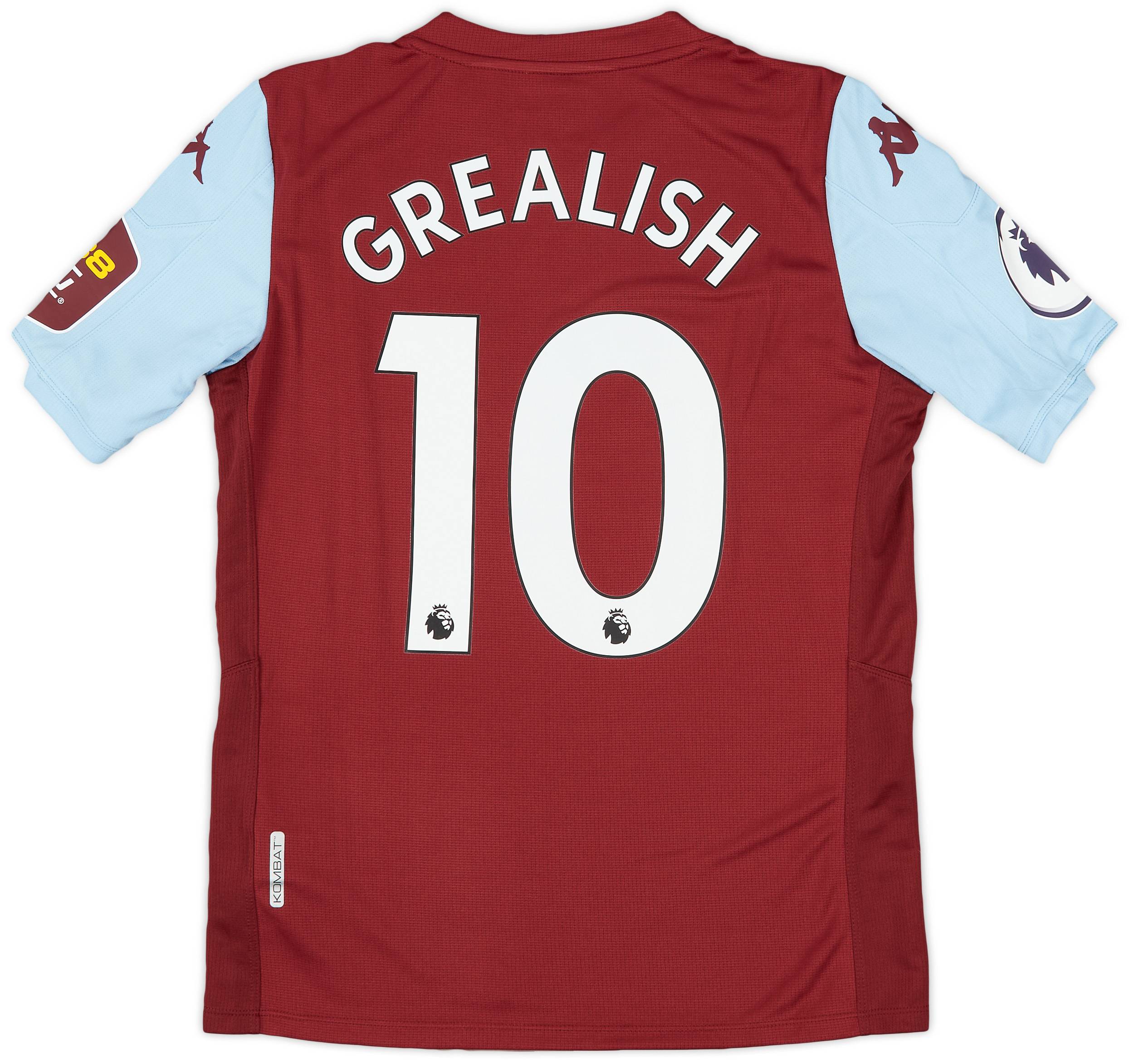 2019-20 Aston Villa Home Shirt Grealish #10 (S)