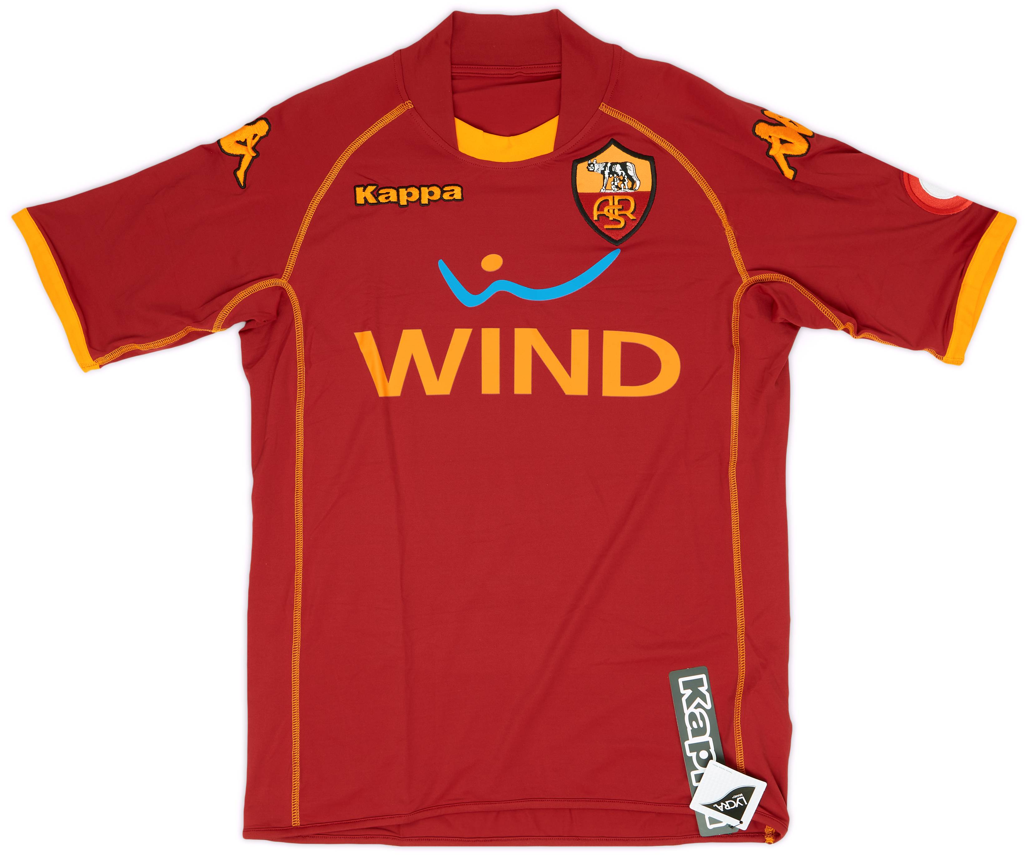 2008-09 Roma Home Shirt (S)