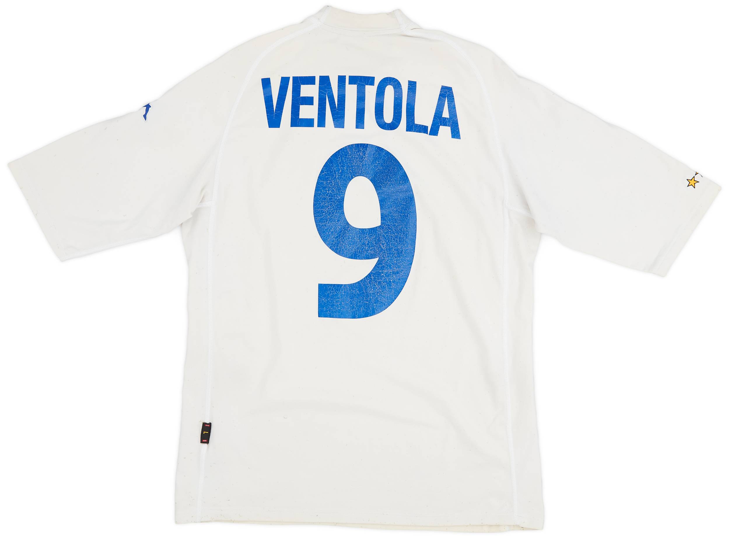 2000-01 Italy Away Shirt Ventola #9 - 5/10 - (L)