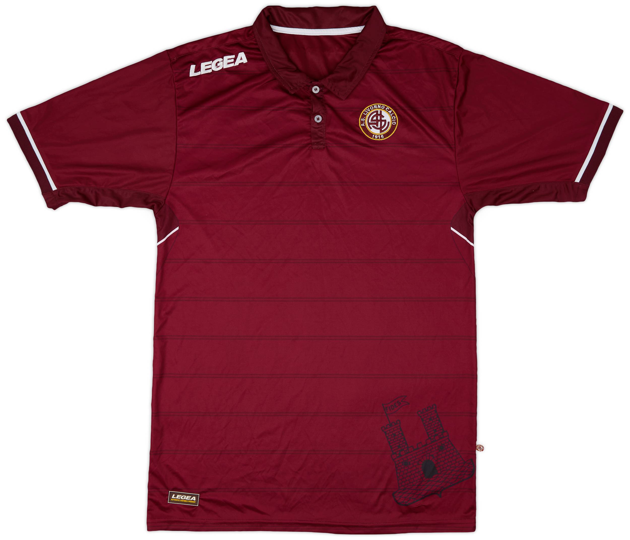 2018 19 Livorno Home Shirt 9 10 L