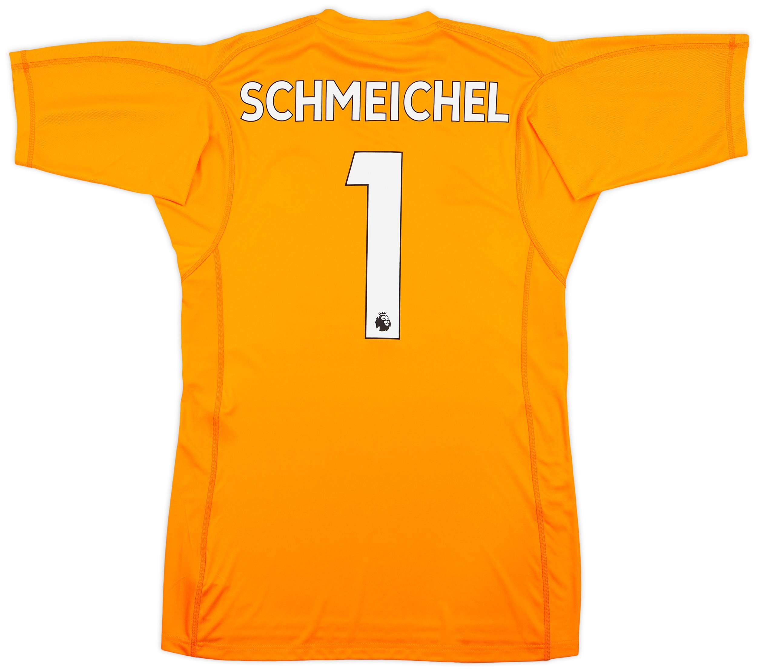 2018-19 Leicester Player Issue GK S/S Shirt Schmeichel #1 (S)