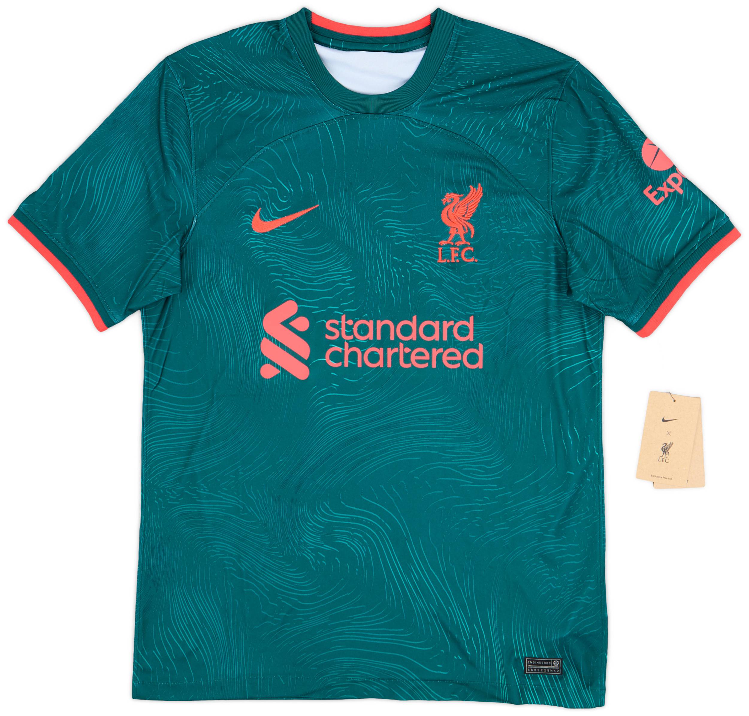 サイン入り　Liverpool M.SALAH 11 シャツ　サラー　アウェイ サイン入り Liverpool M.SALAH 11 シャツ サラー アウェイ