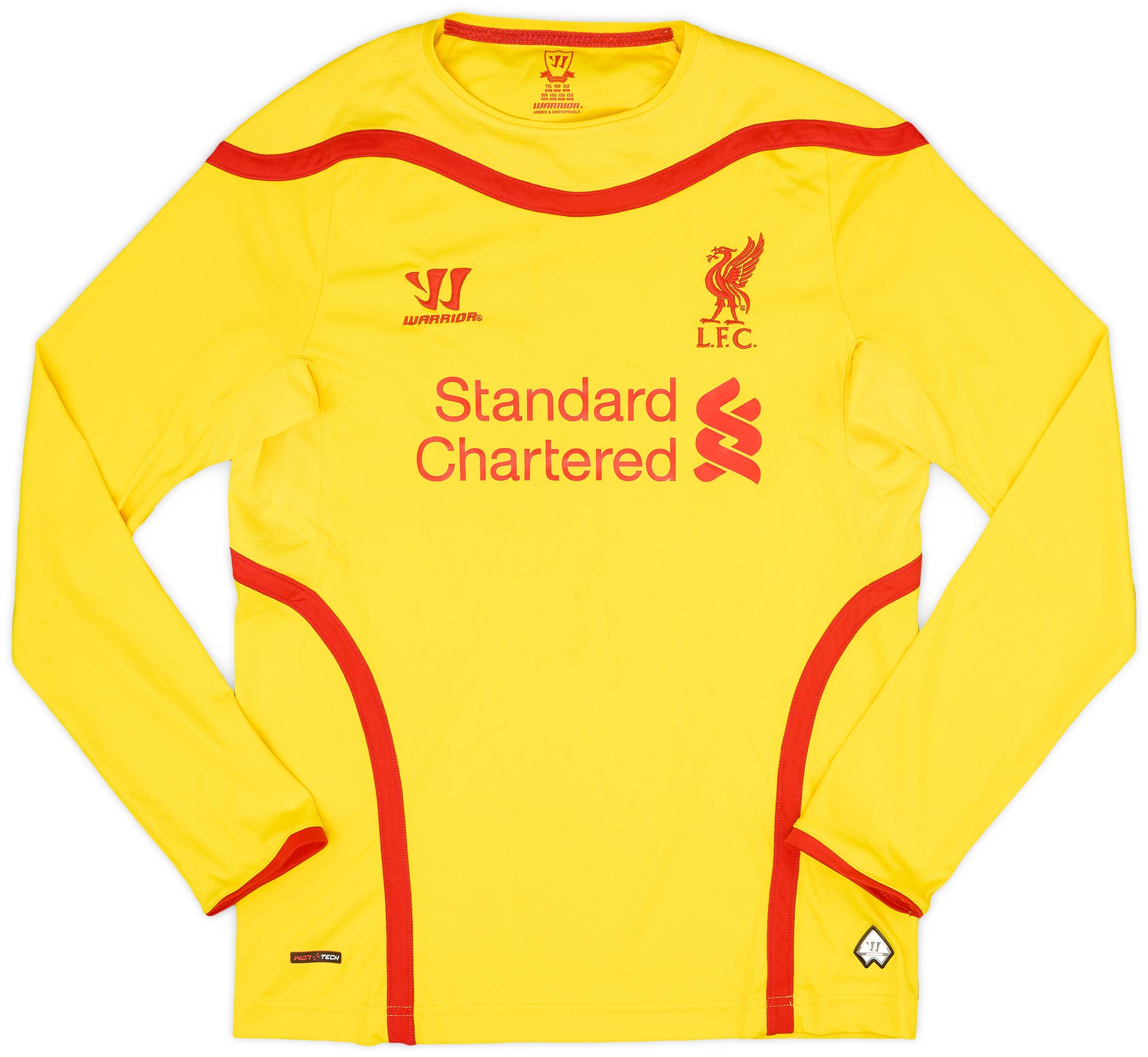 2014-15 Liverpool Away L/S Shirt - 7/10 - (XL.Boys)