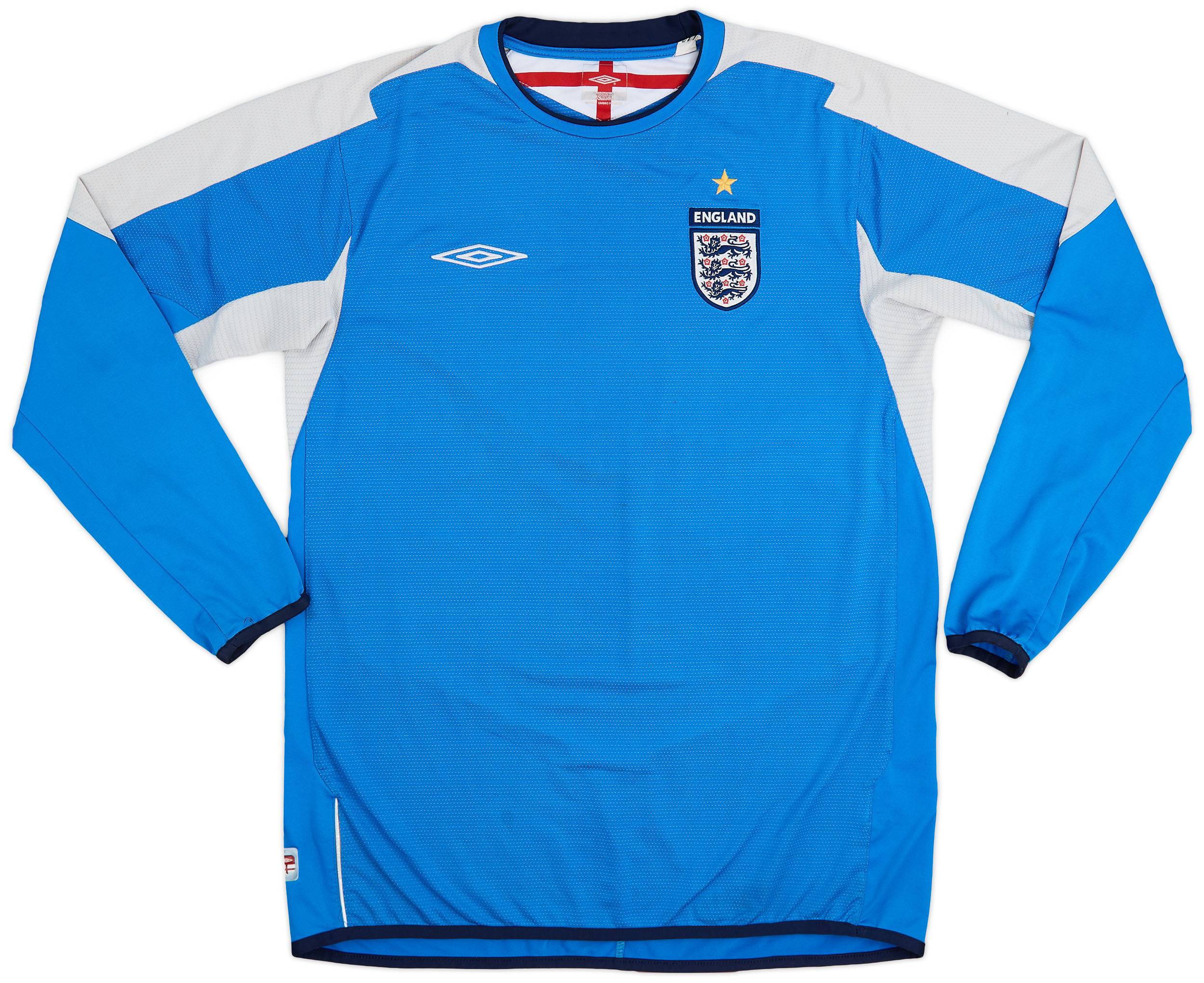 2004-06 England GK Shirt - 5/10 - (L)