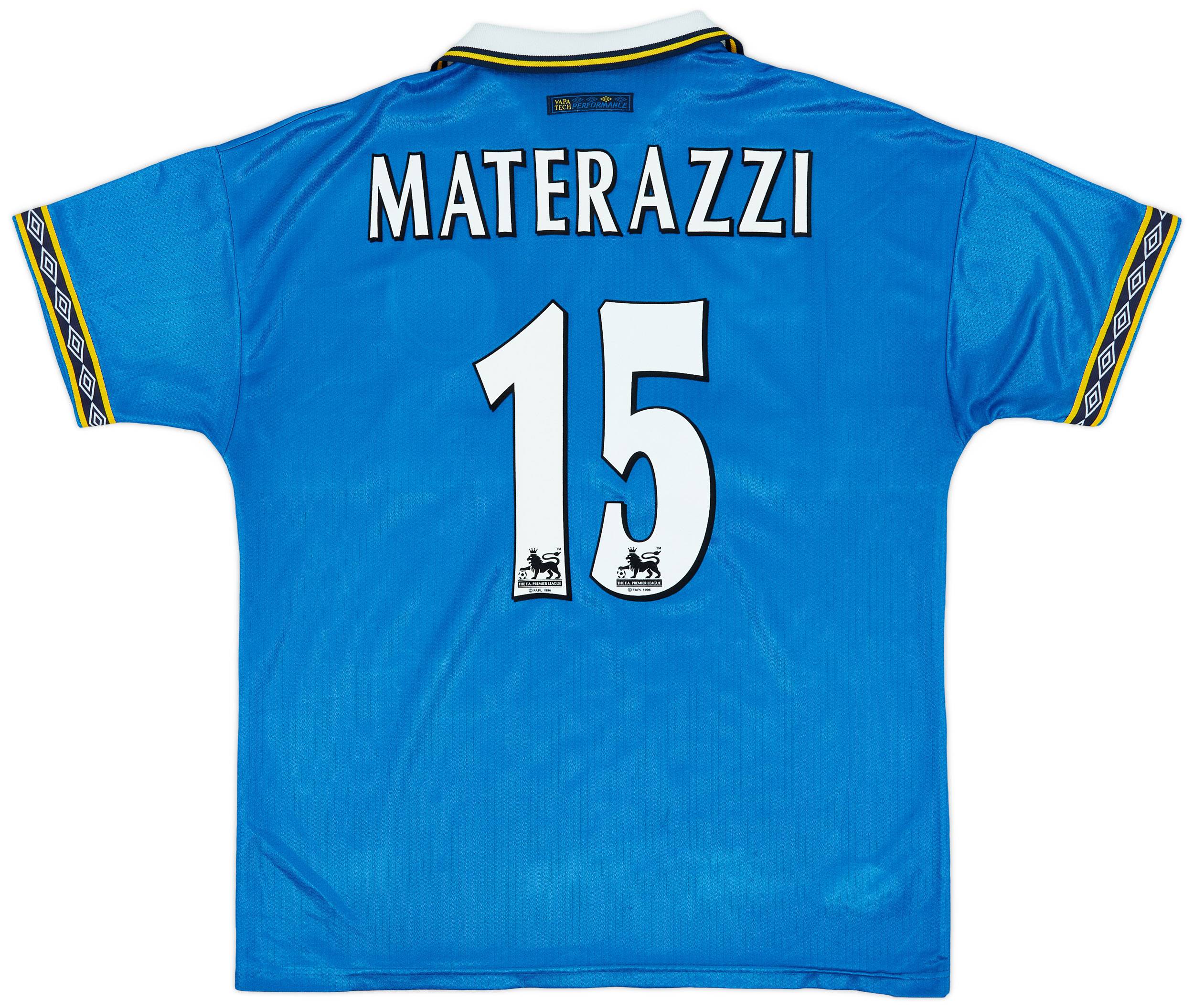 1997-99 Everton Home Shirt Materazzi #15 - 7/10 - (XL)