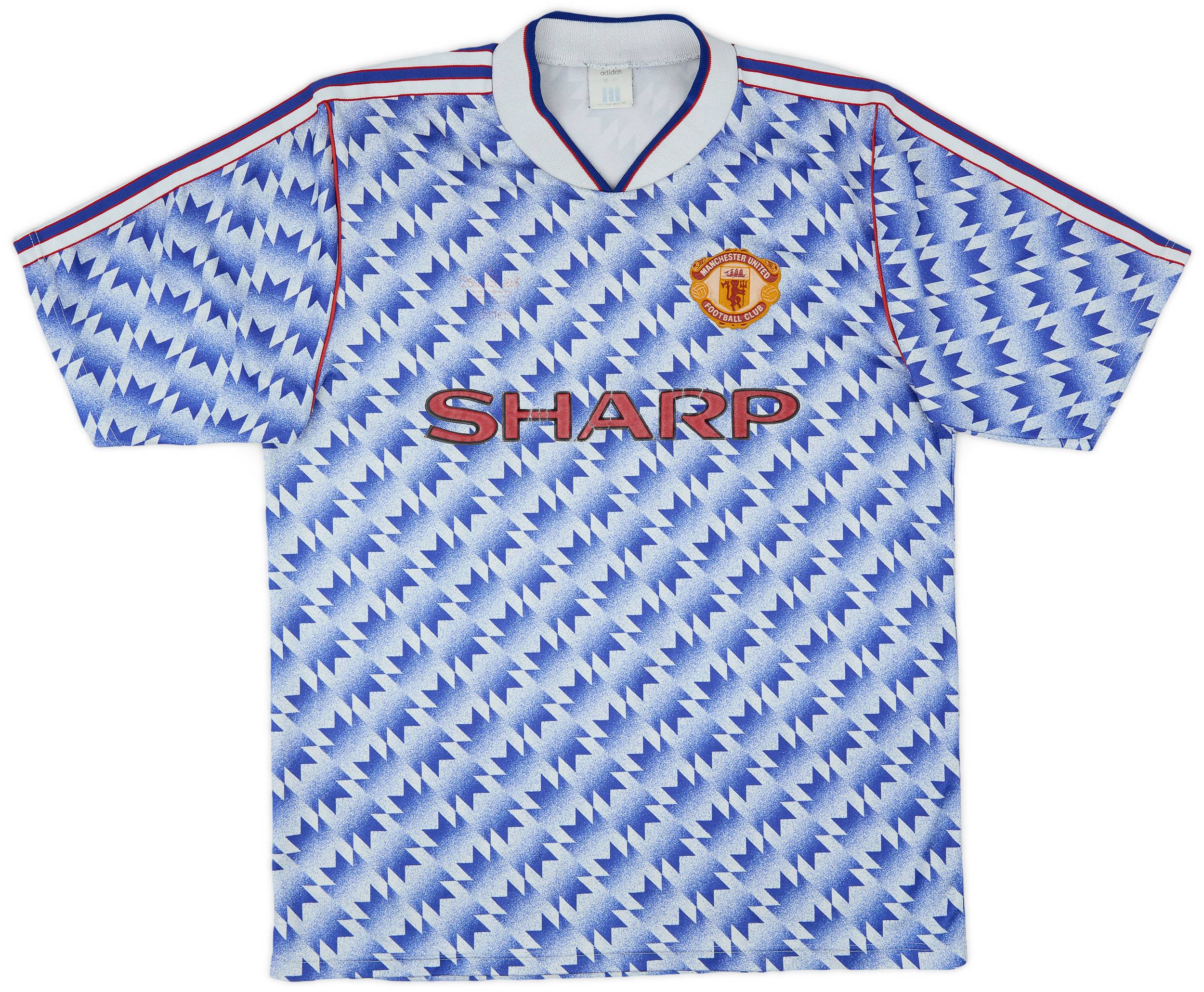 ５５％以上節約 Shirt Away United Manchester 1990-92 - (M) - 4/10 ウェア