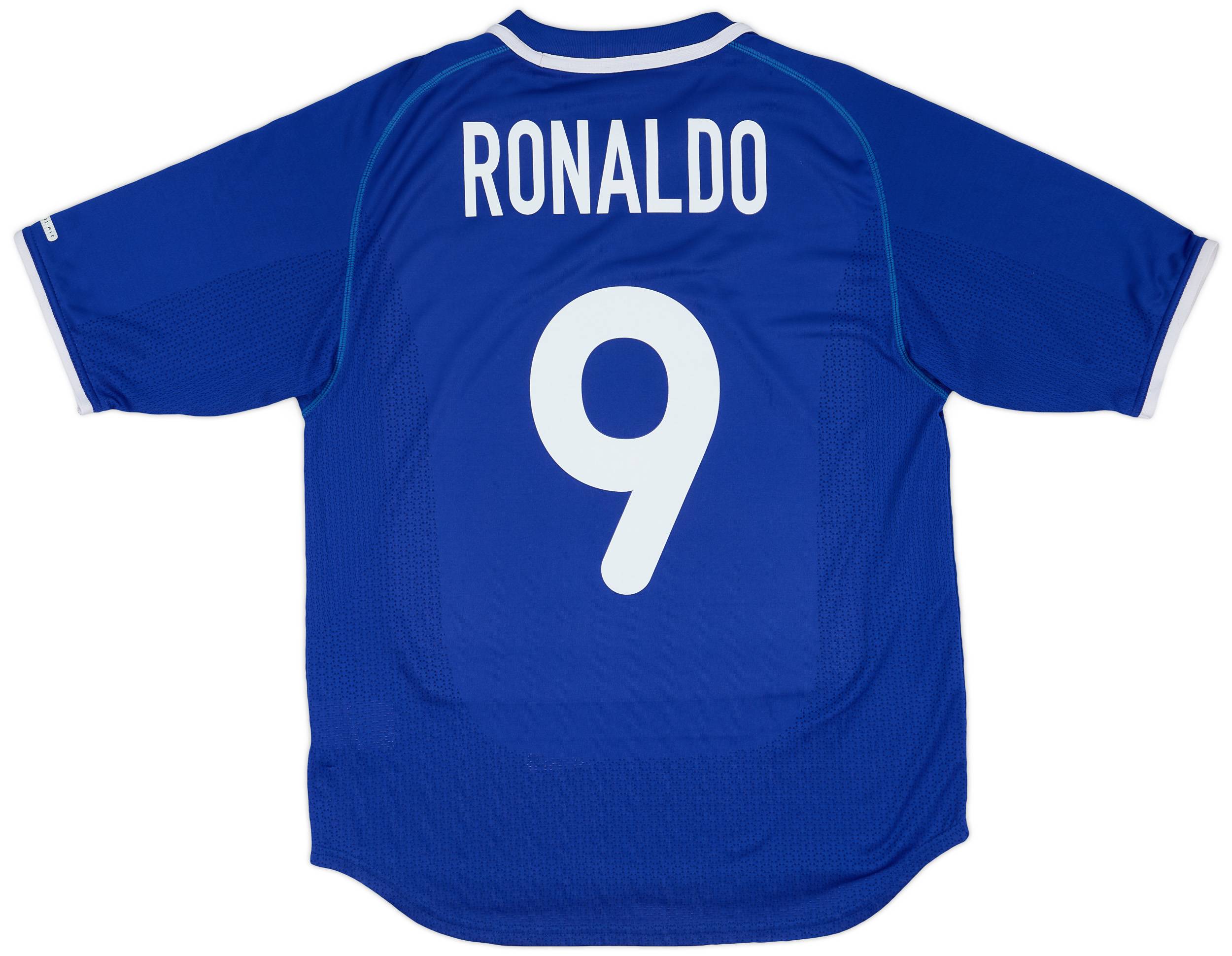 2000-02 Brazil Away Shirt Ronaldo #9 - 7/10 - (M)