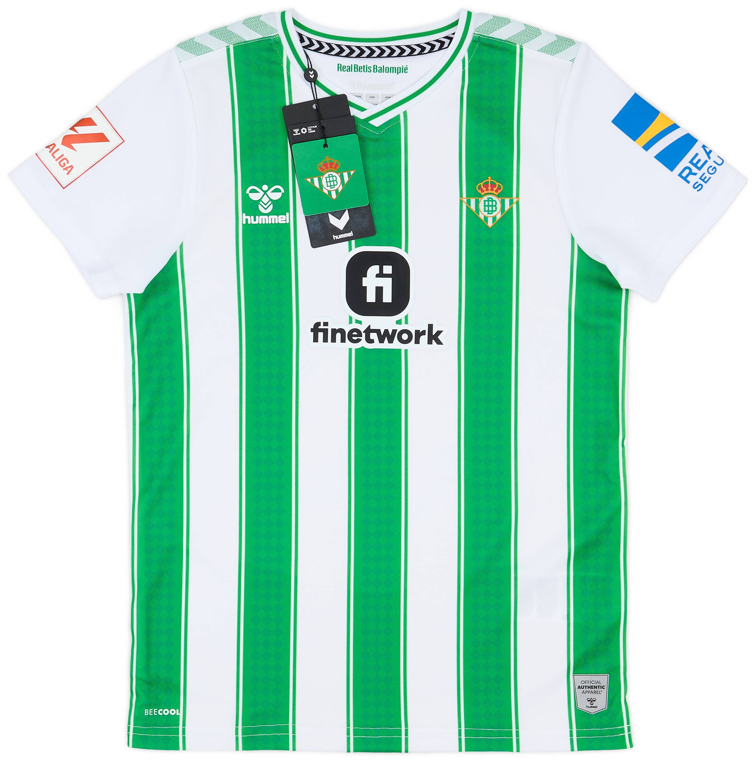 2023 24 Real Betis Home Shirt KIDS