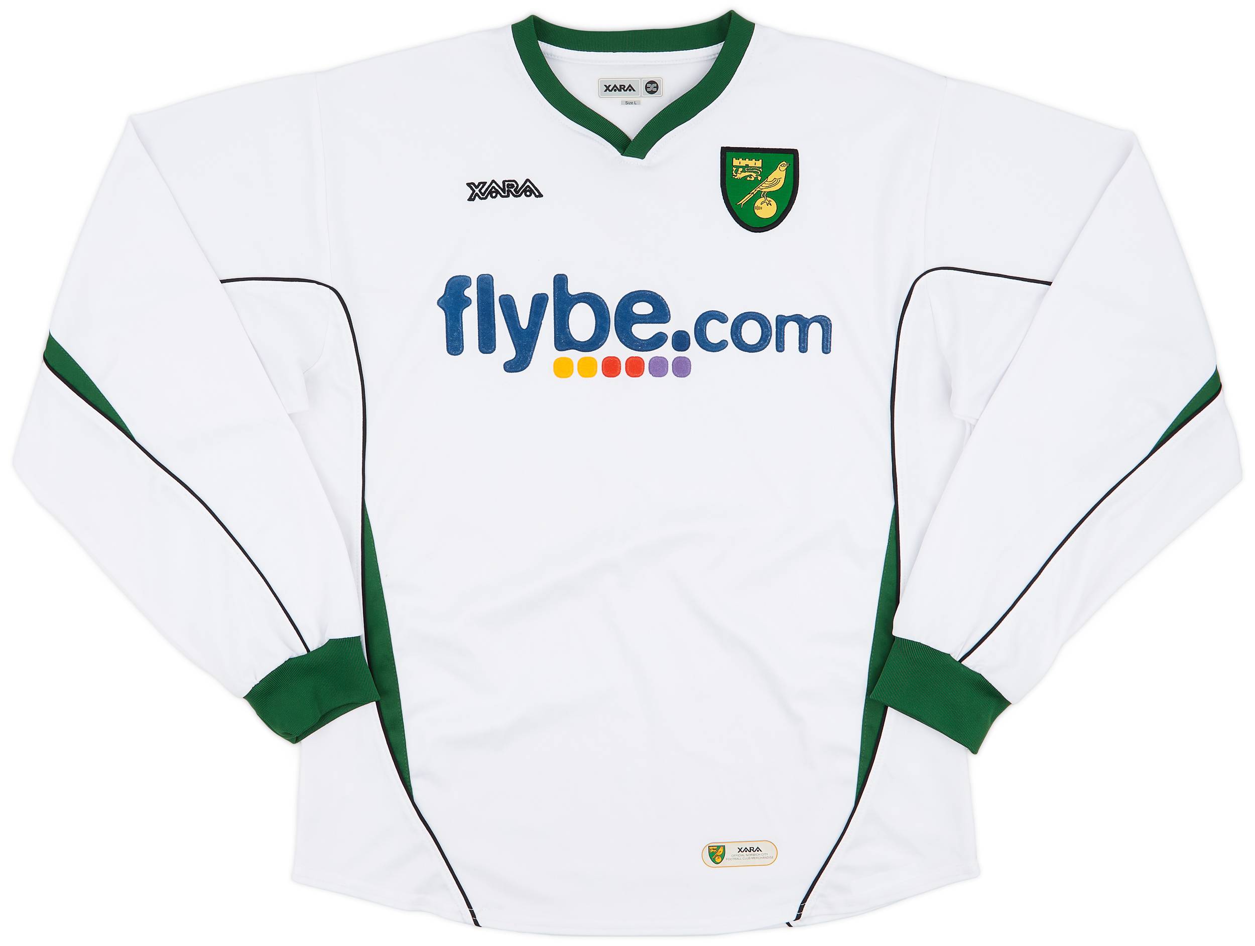 2006-07 Norwich Away L/S Shirt - 8/10 - (L)