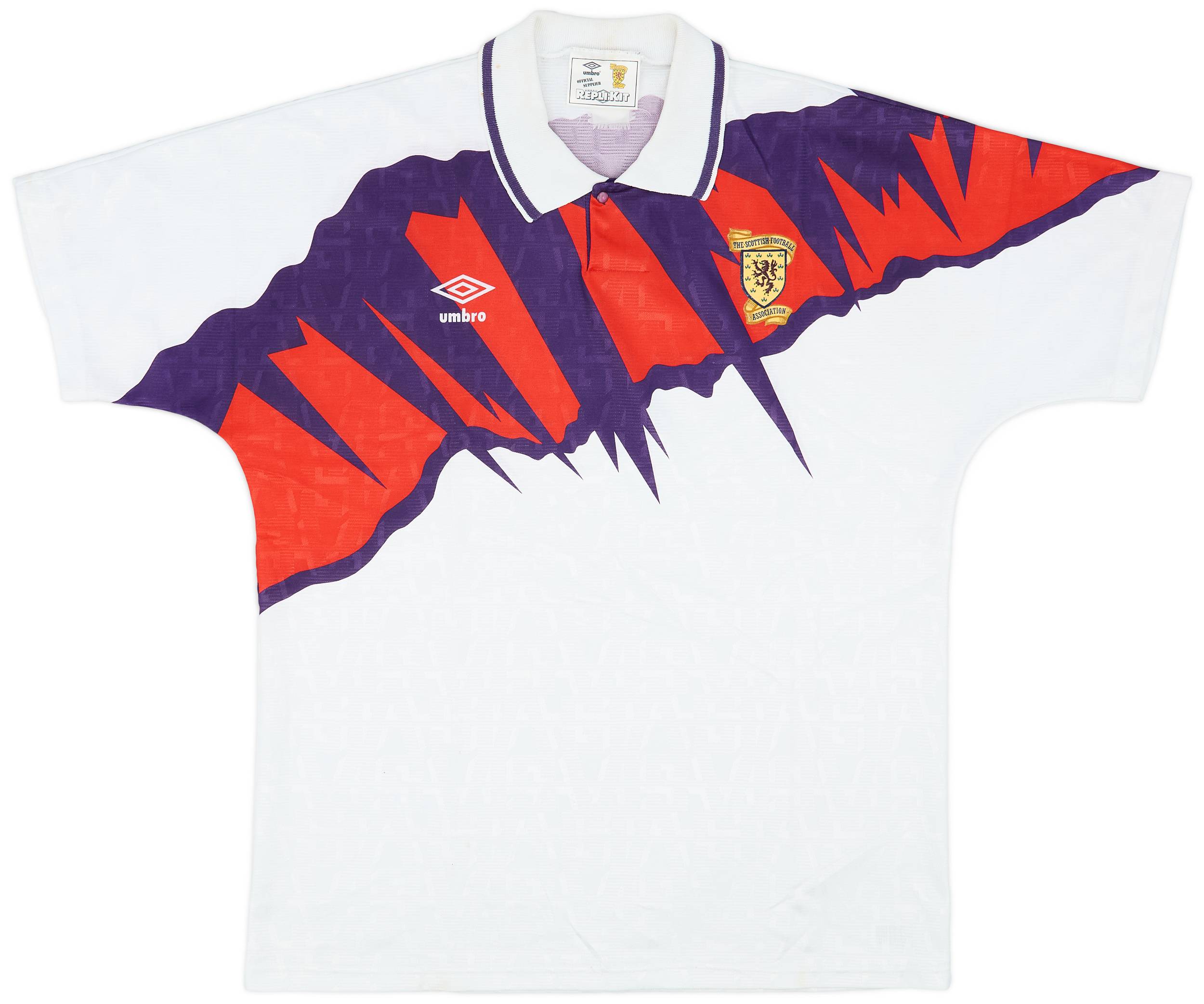 1991-93 Scotland Away Shirt - 6/10 - (L)