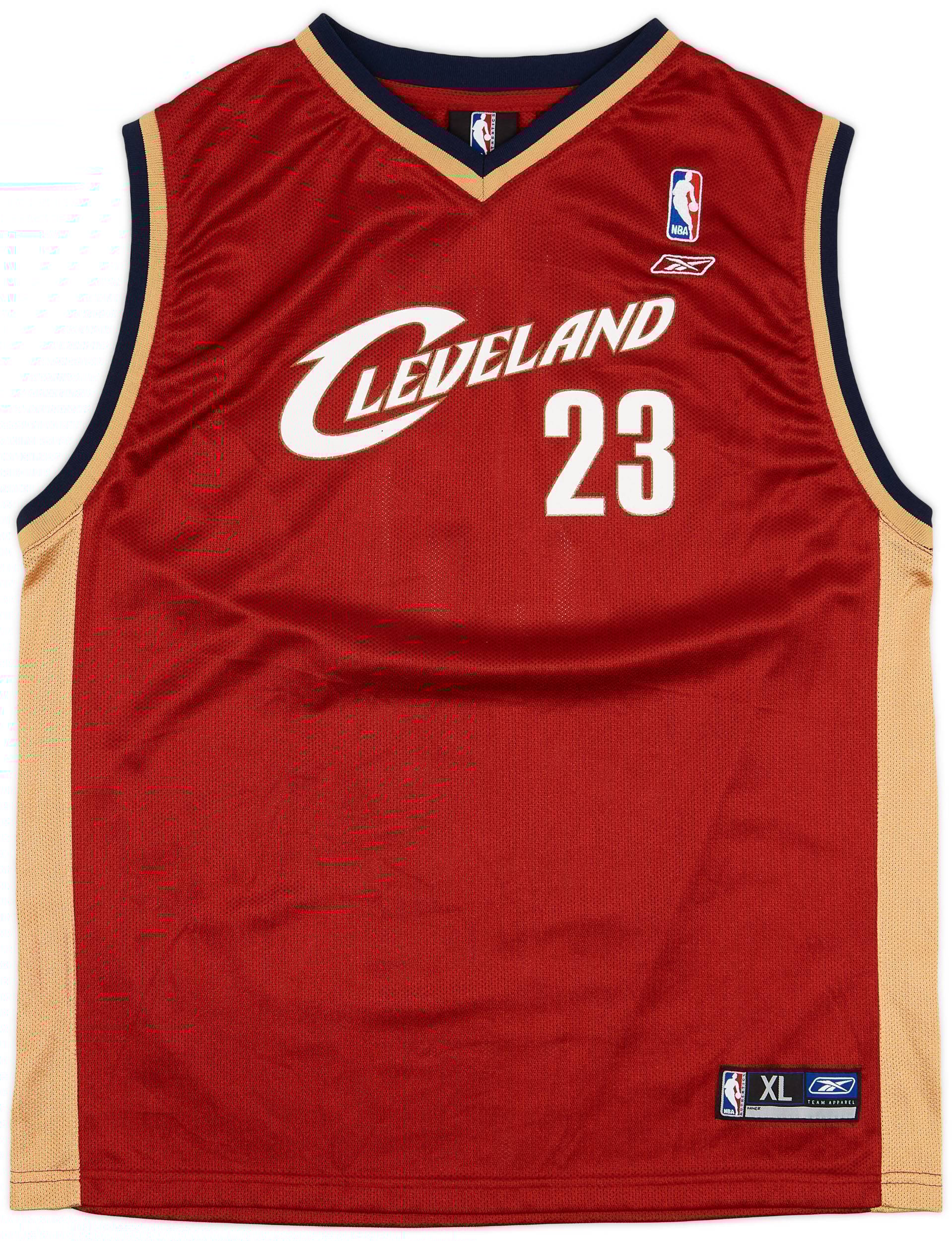 2003-06 Cleveland Cavaliers James #23 Reebok Away Jersey - 9/10 - (XL.Boys)