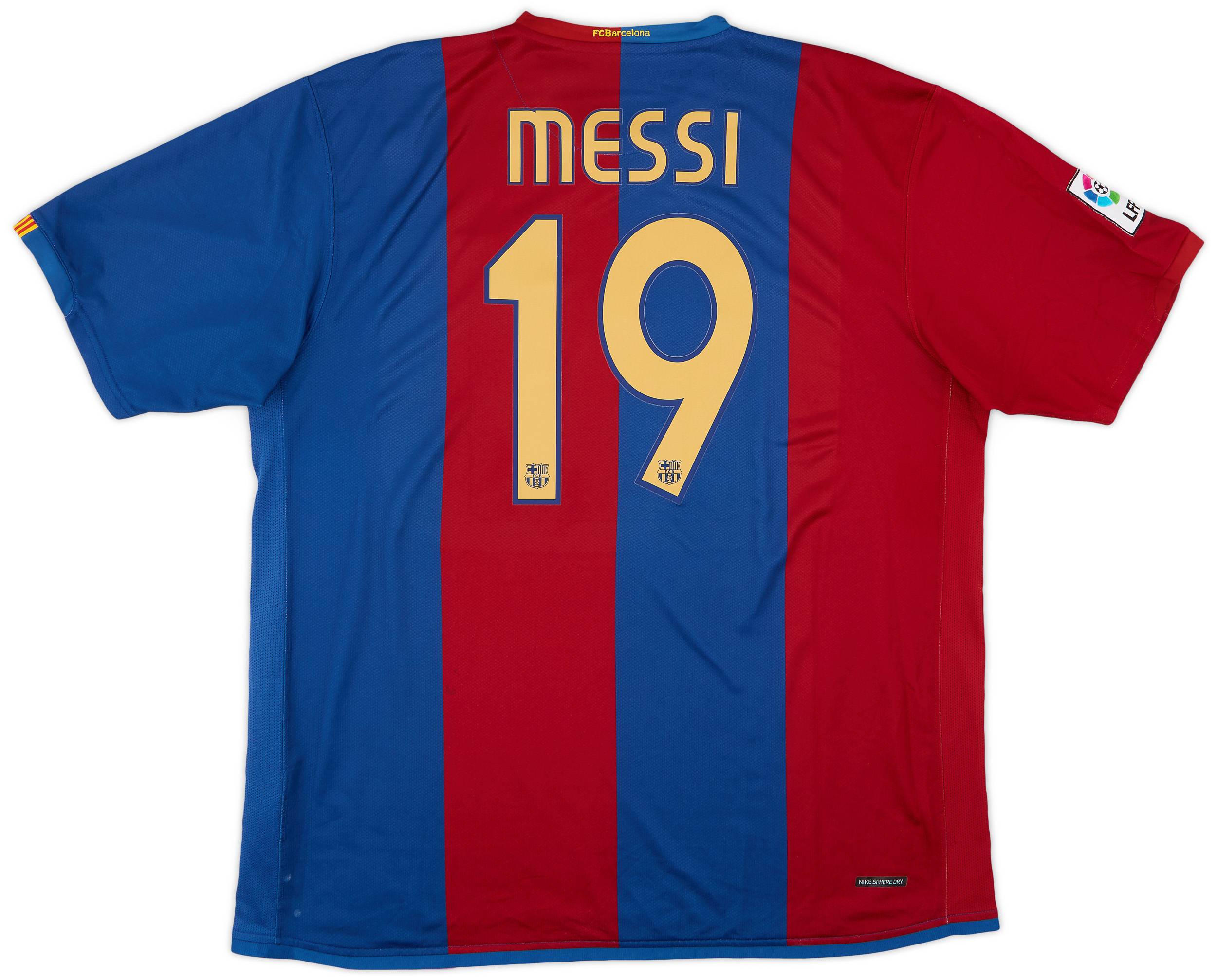 2006-07 Barcelona Home Shirt Messi #19 - 8/10 - (XXL)
