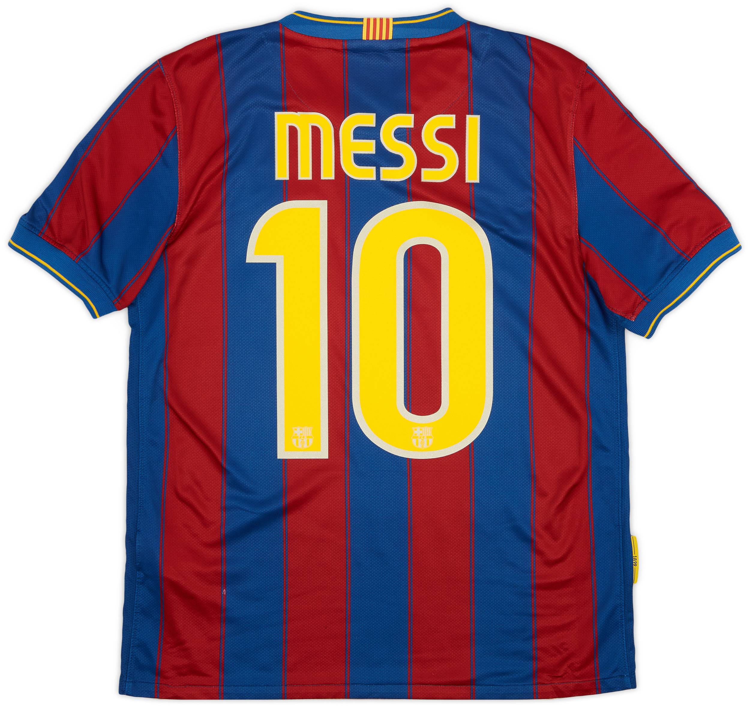 2009-10 Barcelona Home Shirt Messi #10 - 5/10 - (S)