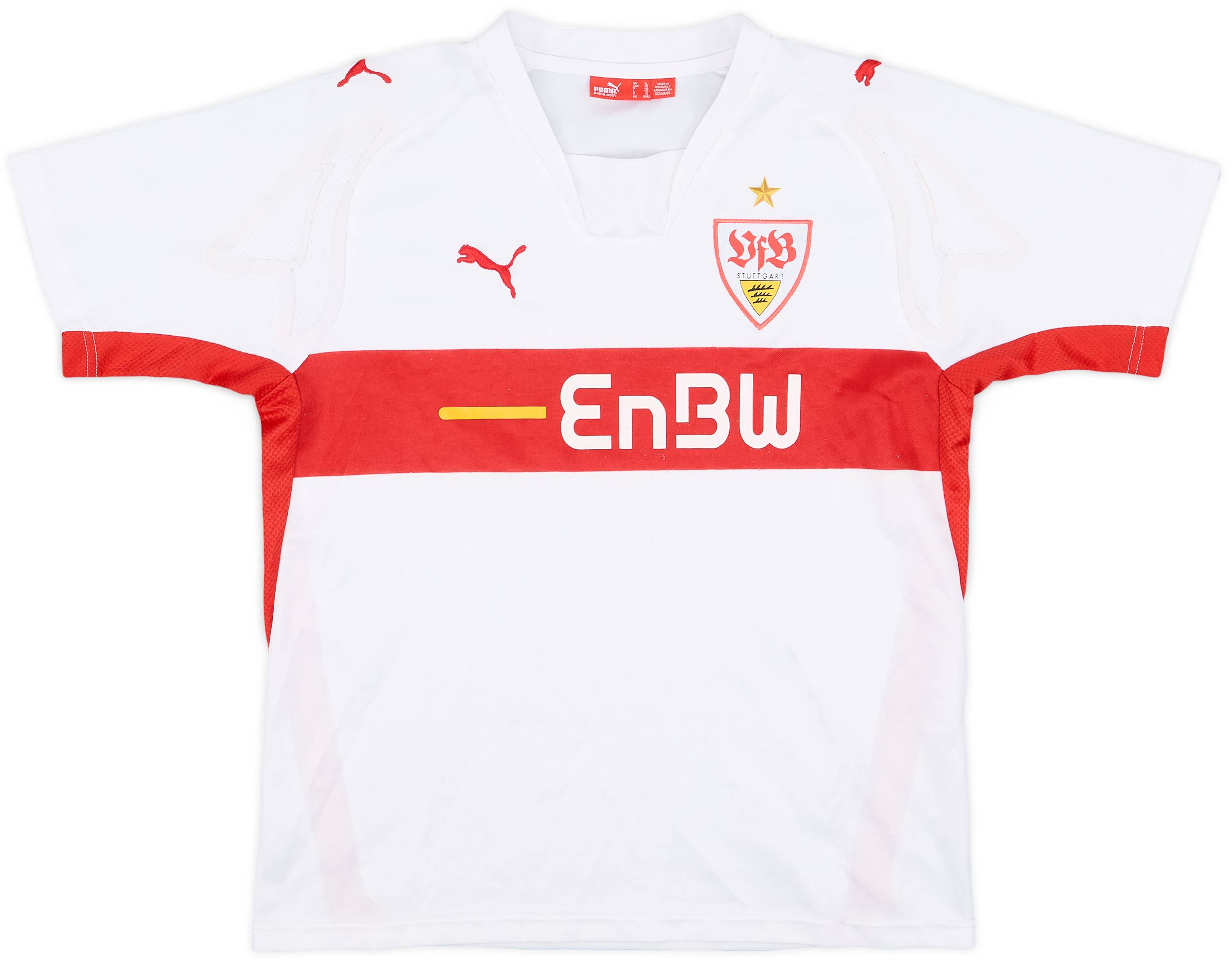 2007-08 Stuttgart Home Shirt - 7/10 - (M.Boys)