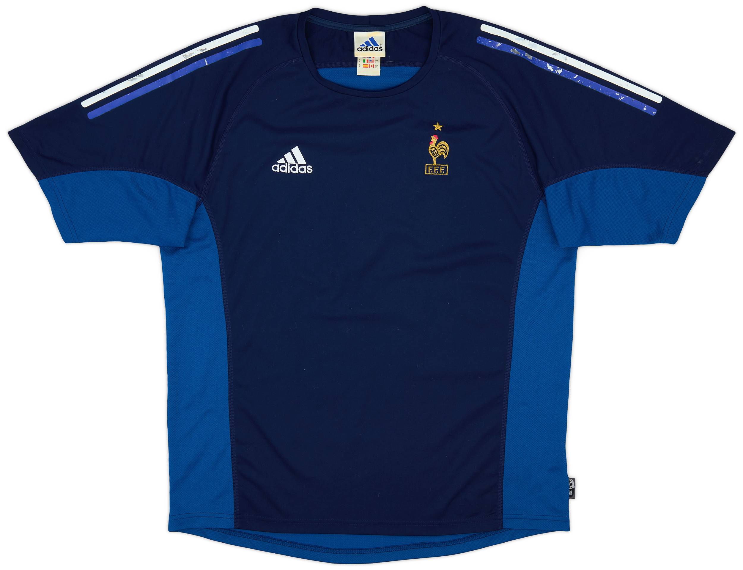 2001-02 France adidas Training Shirt - 7/10 - (L/XL)