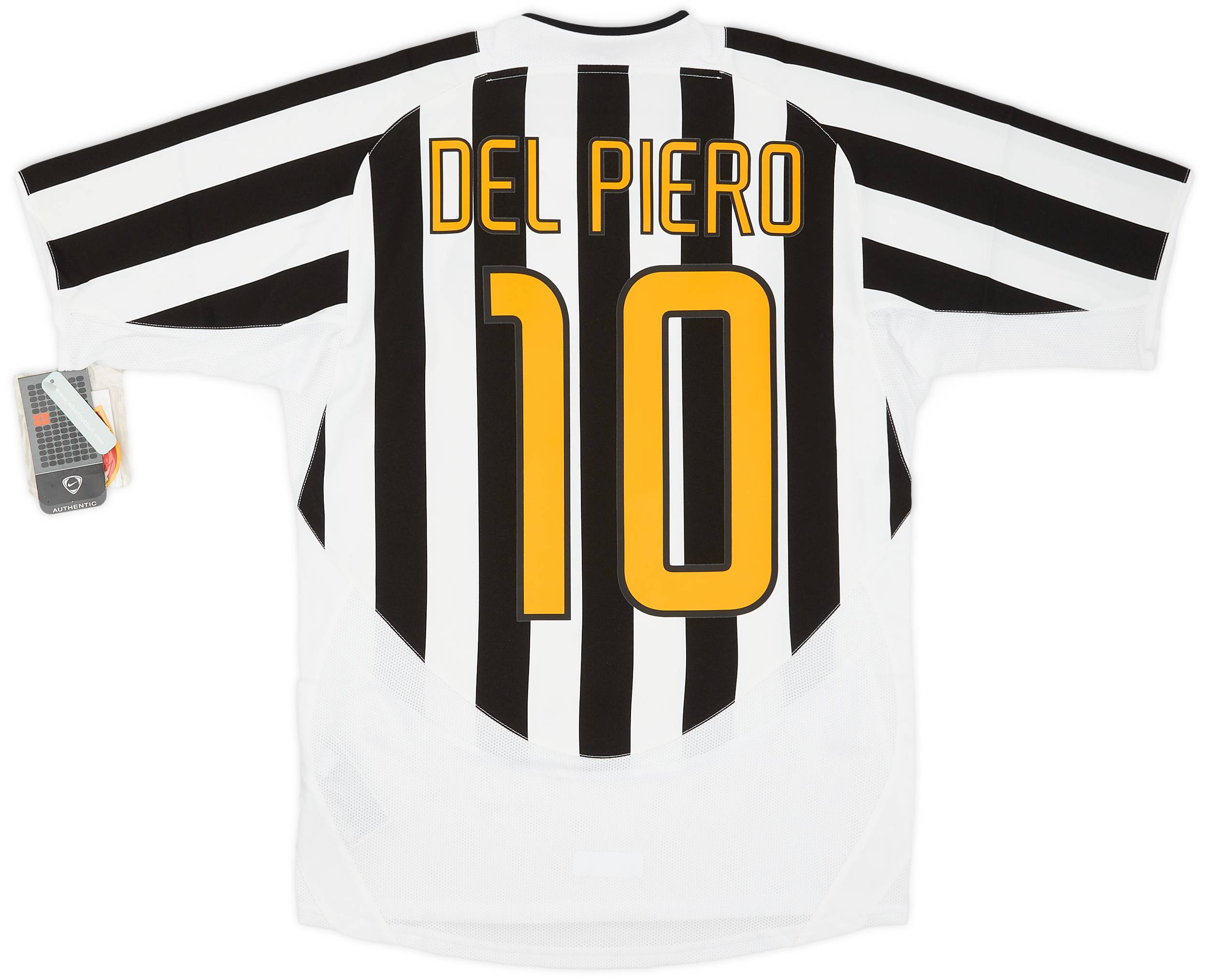 2003-04 Juventus Home Shirt Del Piero #10 (S)