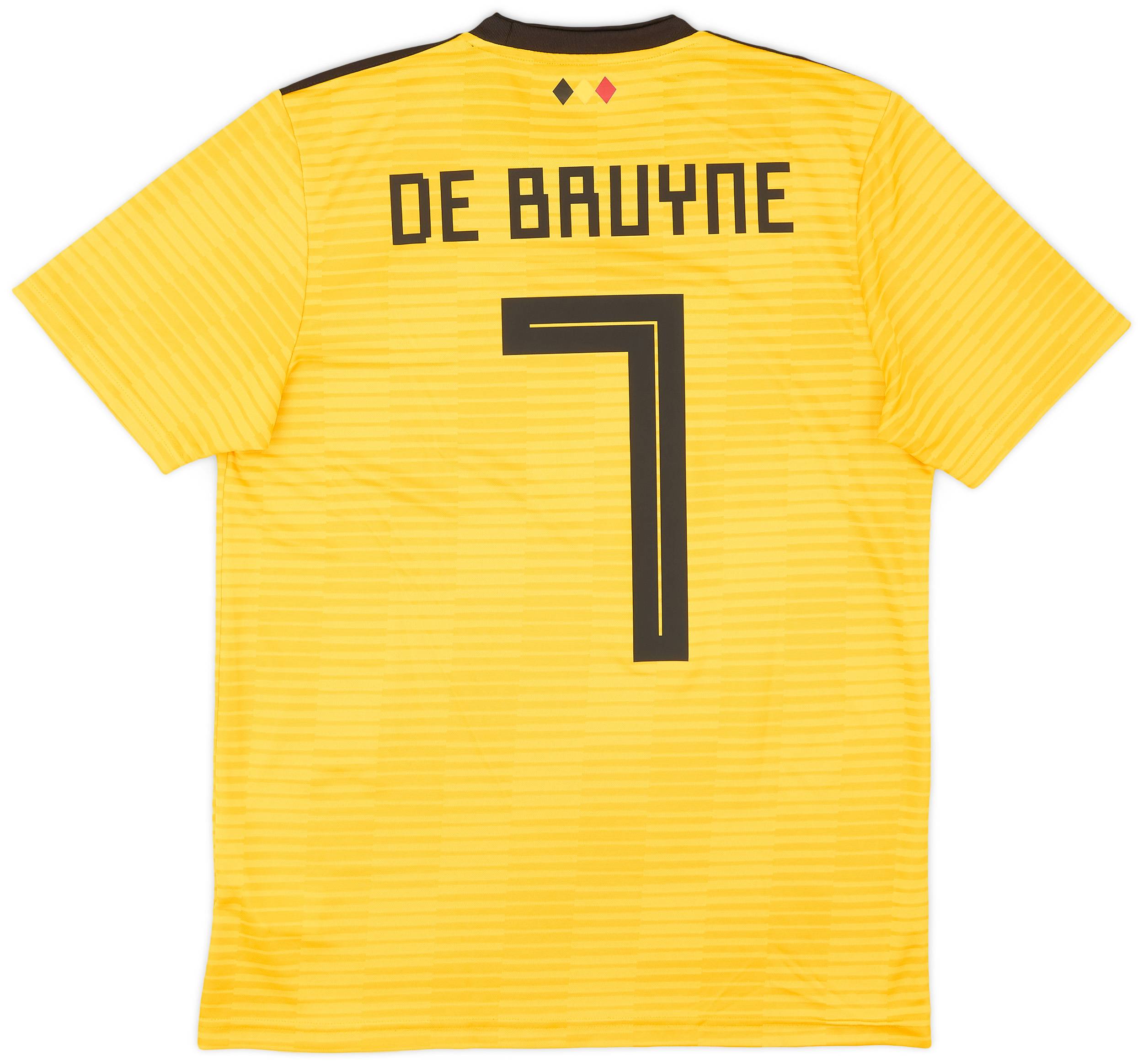 2018-19 Belgium Away Shirt De Bruyne #7 - 9/10 - (M)