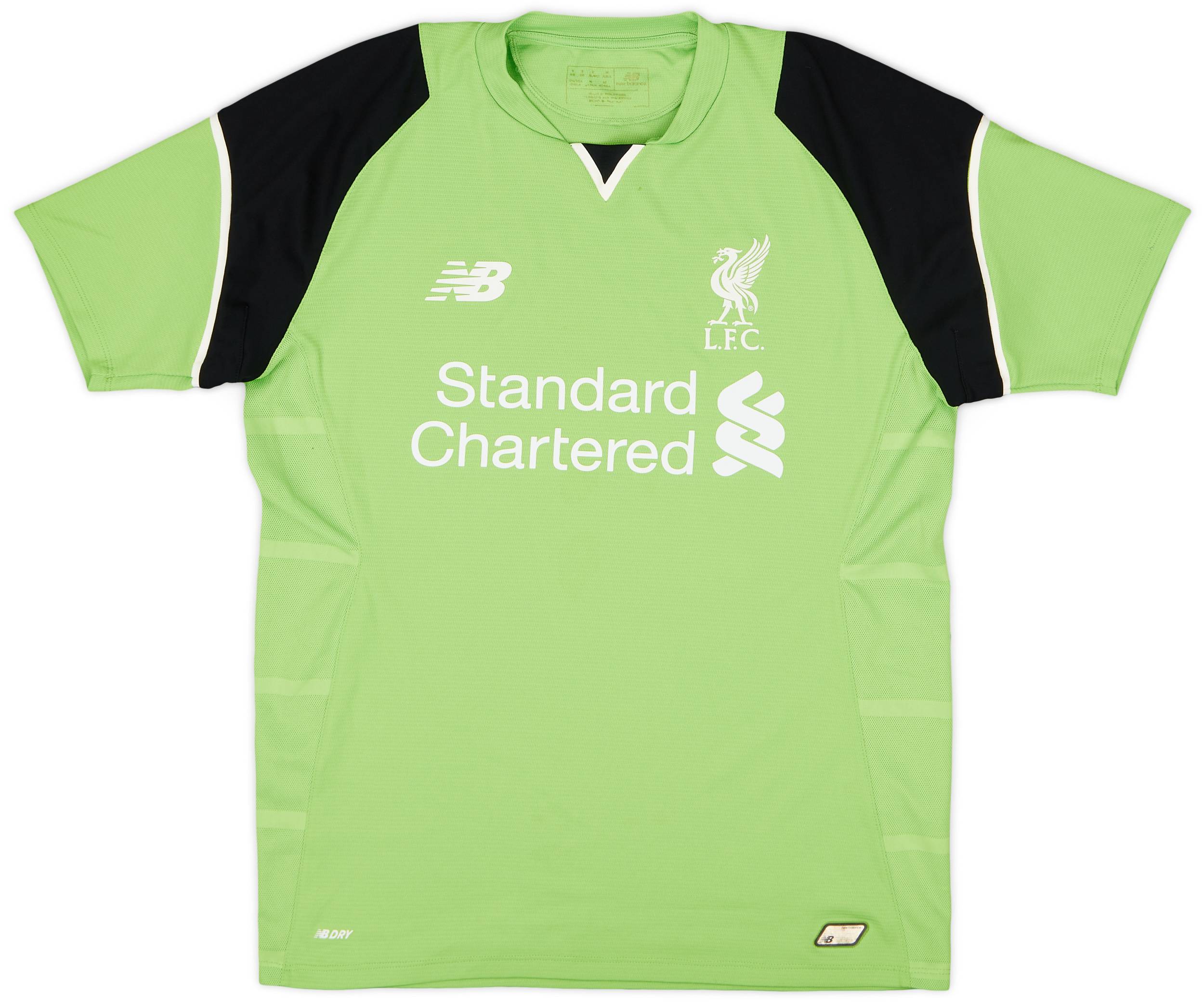 2016-17 Liverpool GK S/S Shirt - 9/10 - (S)