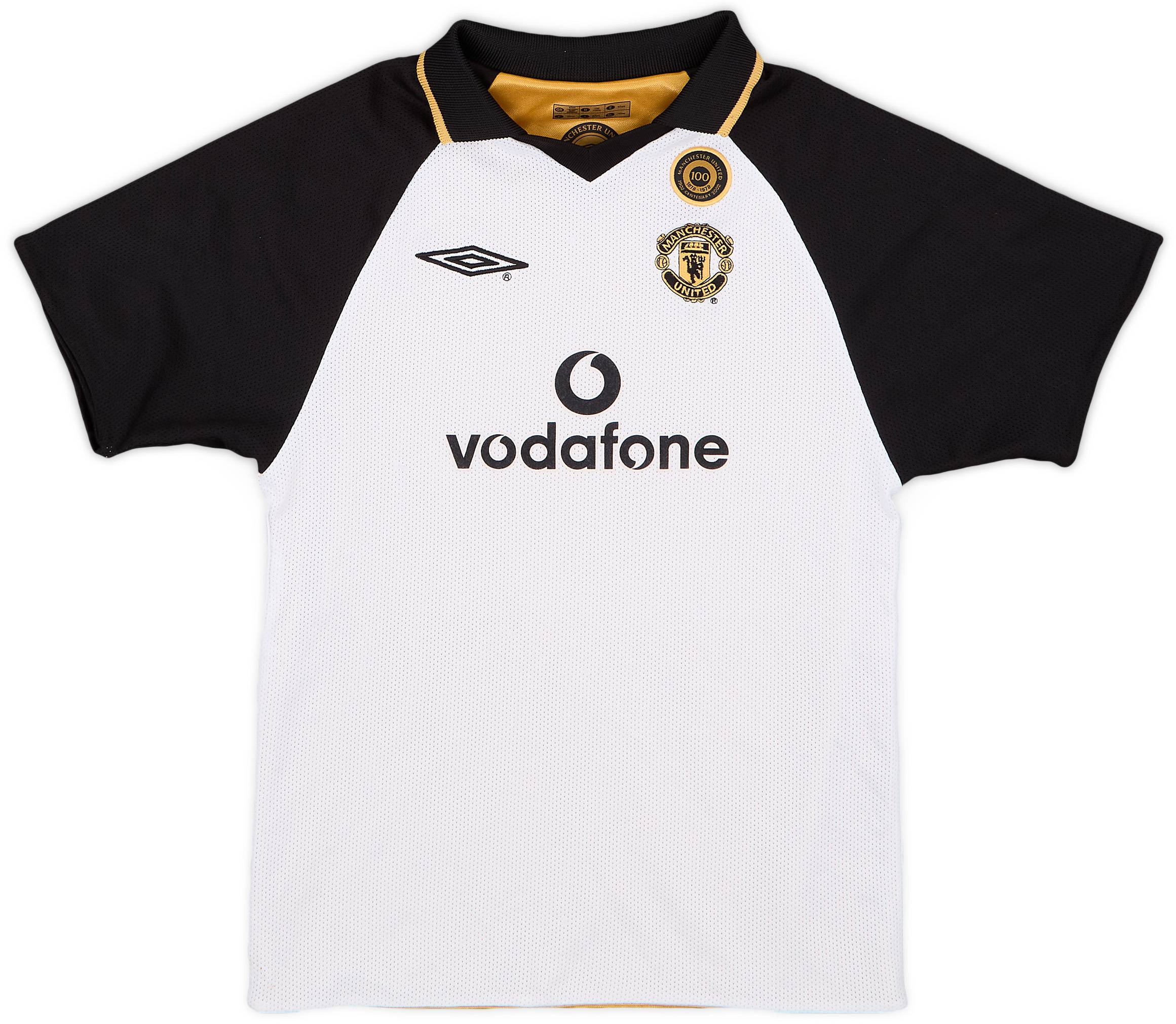 2001-02 Manchester United Centenary Away/Third Shirt - 8/10 - (6-7 Years)