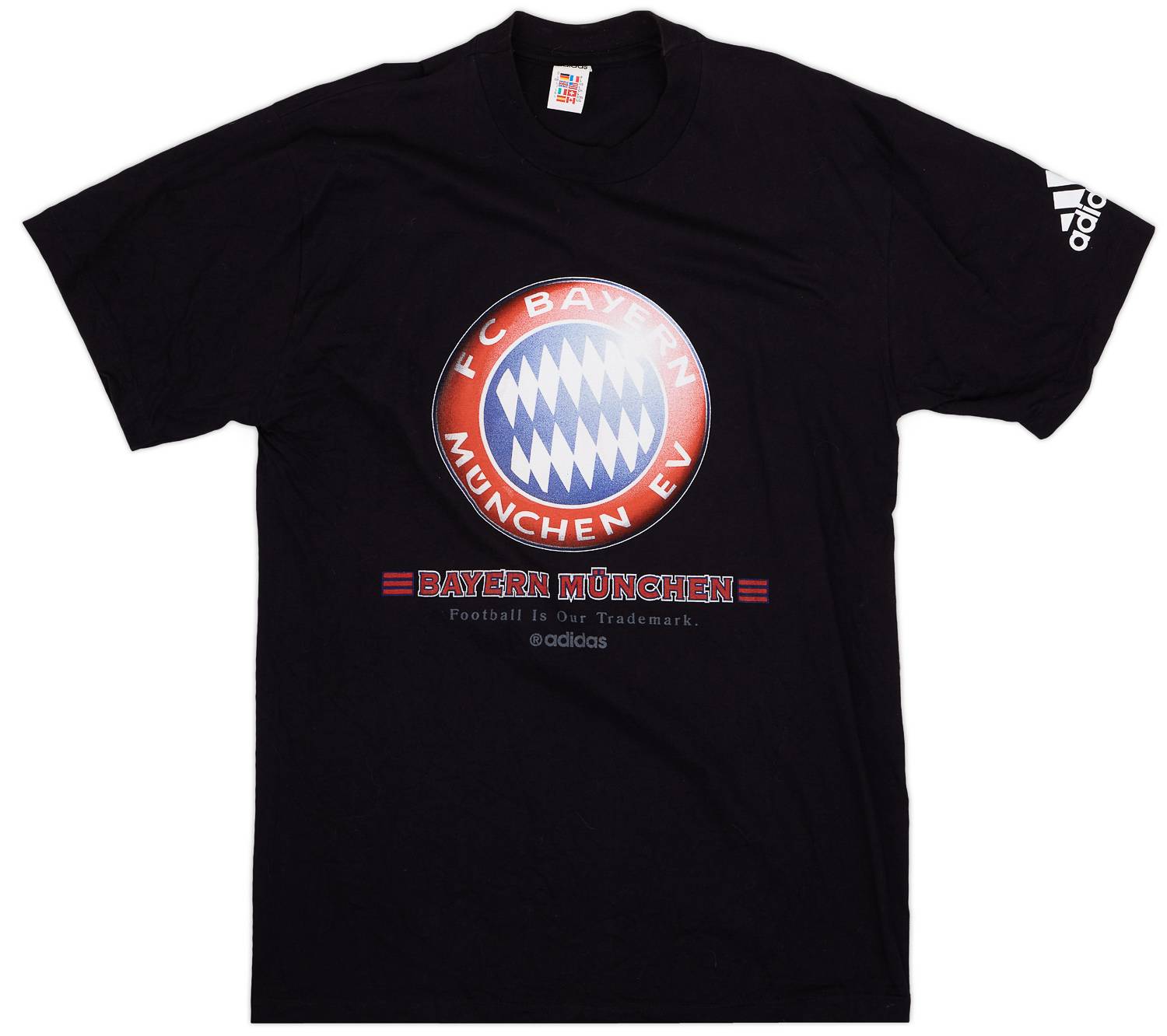 1997-98 Bayern Munich adidas Graphic Tee - 6/10 - (L)