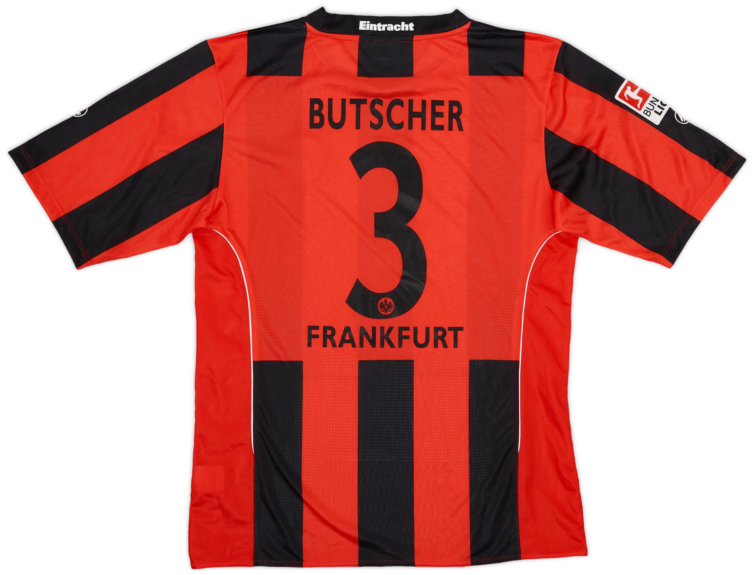 2010-12 Eintracht Frankfurt Home Shirt Butscher #3 - 9/10 - (L)