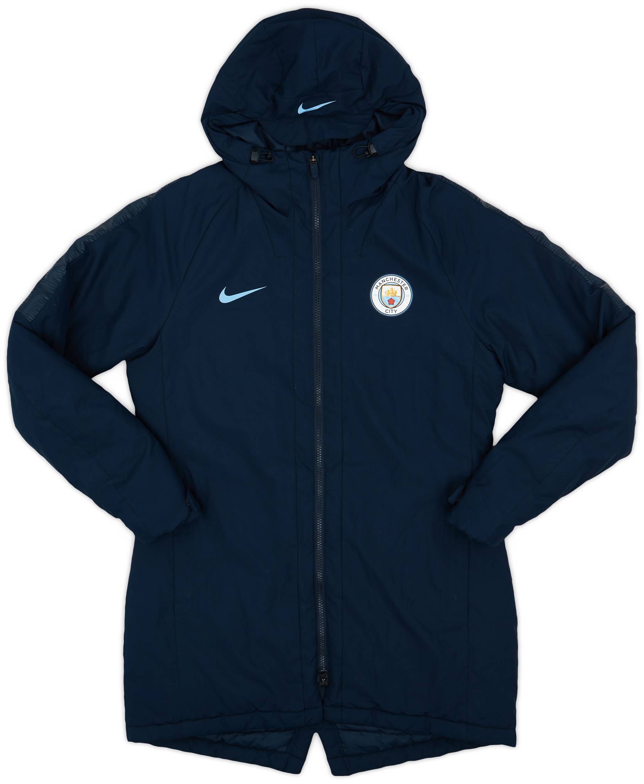 2018 19 Manchester City Nike Padded Bench Coat 9 10 Women s M