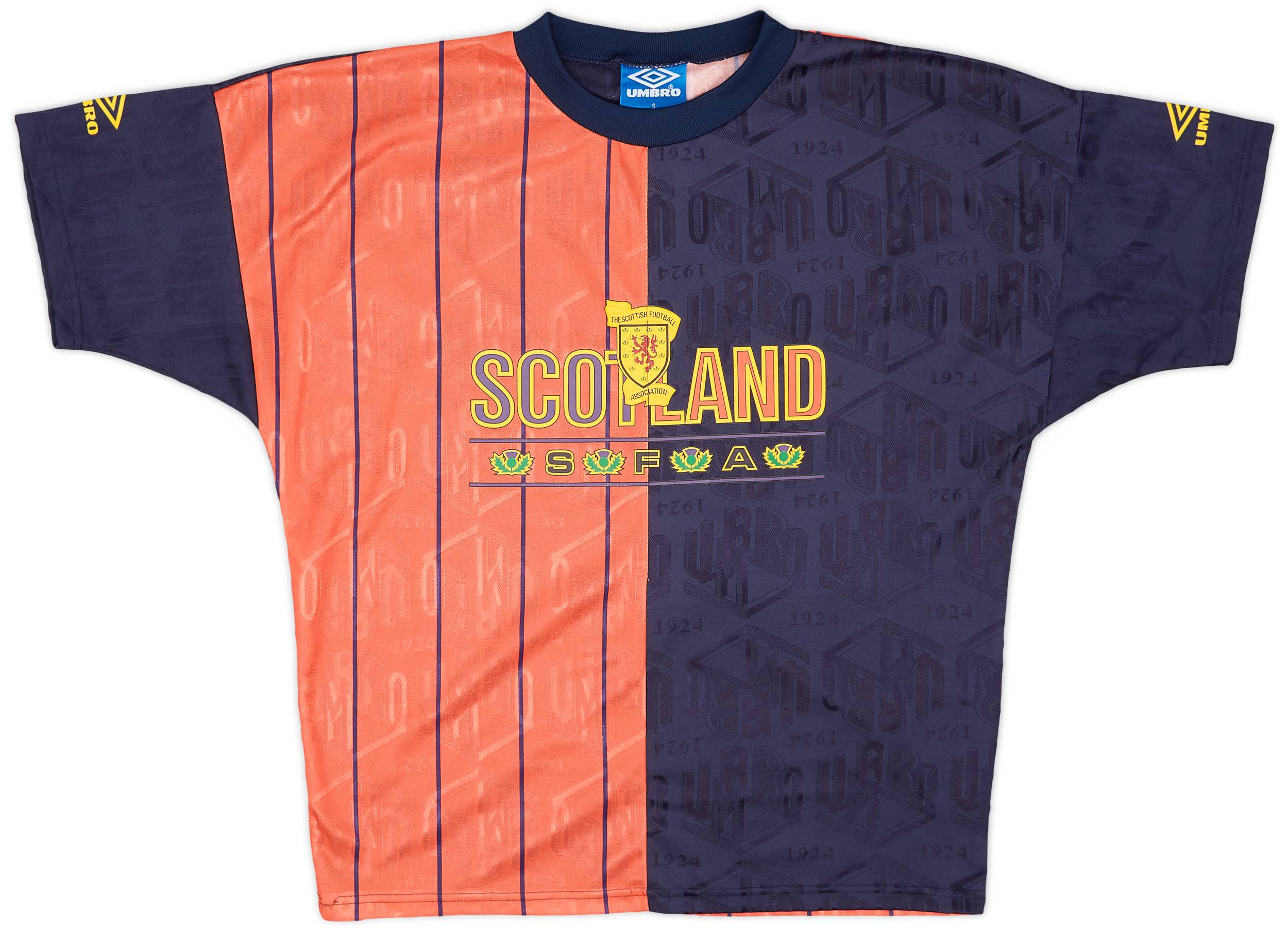 1994-95 Scotland Umbro Training Shirt - 7/10 - (S)