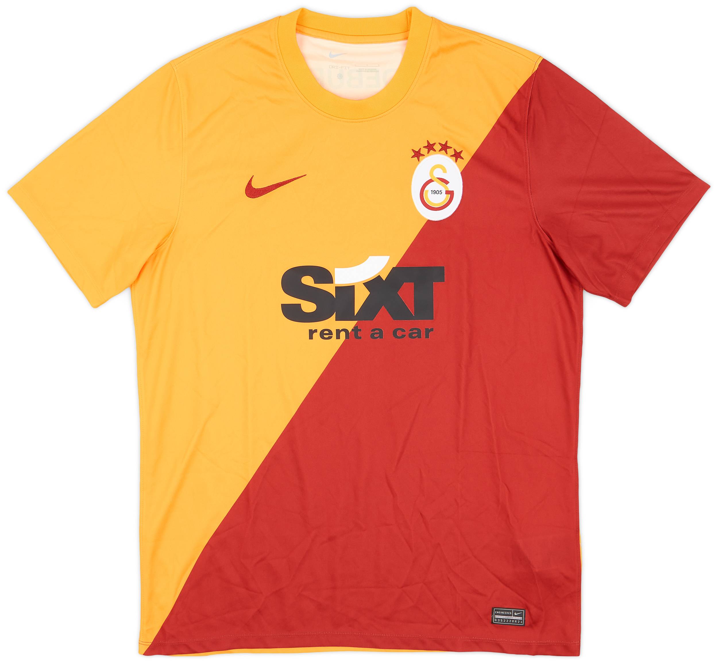 2021-22 Galatasaray Home Shirt - 10/10 - (L)