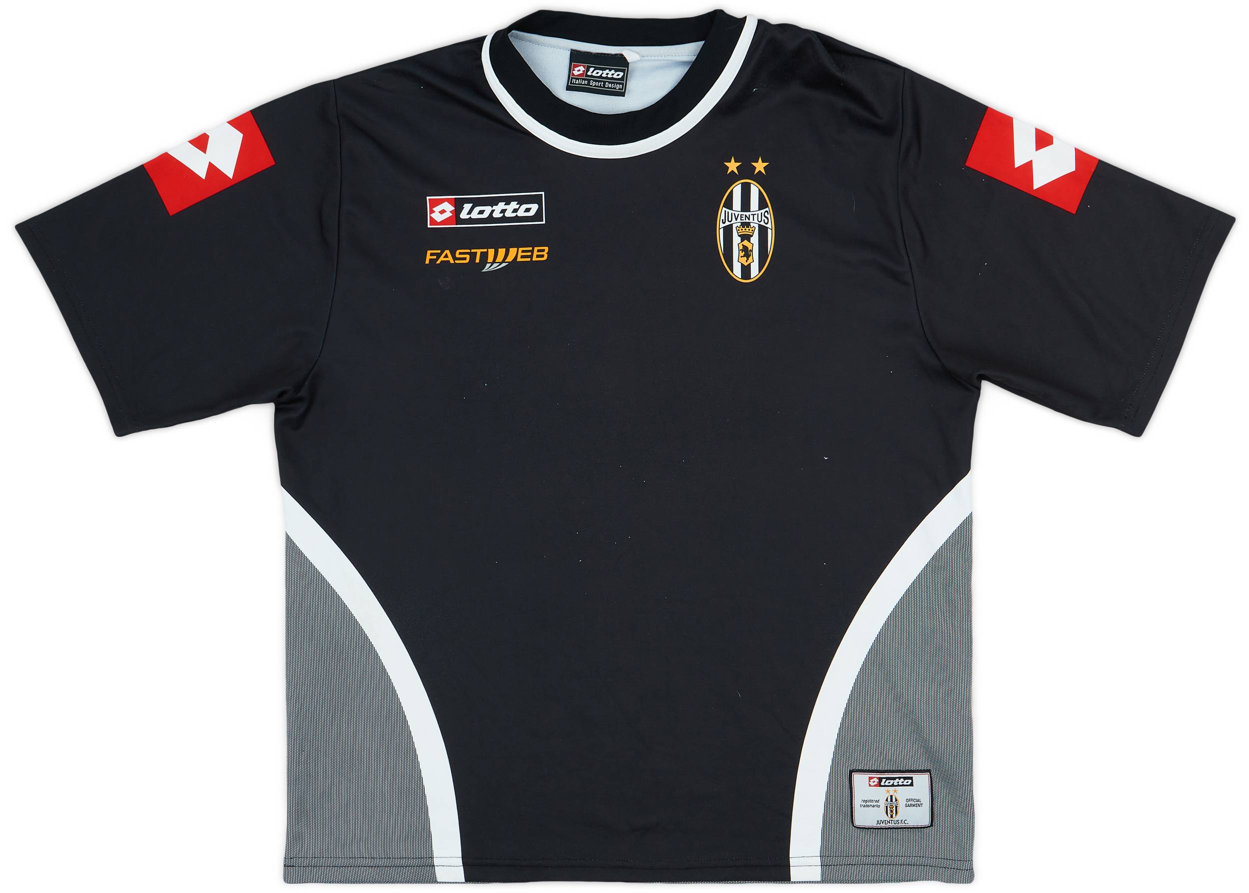 2001-02 Juventus Lotto Training Shirt - 8/10 - (M/L)