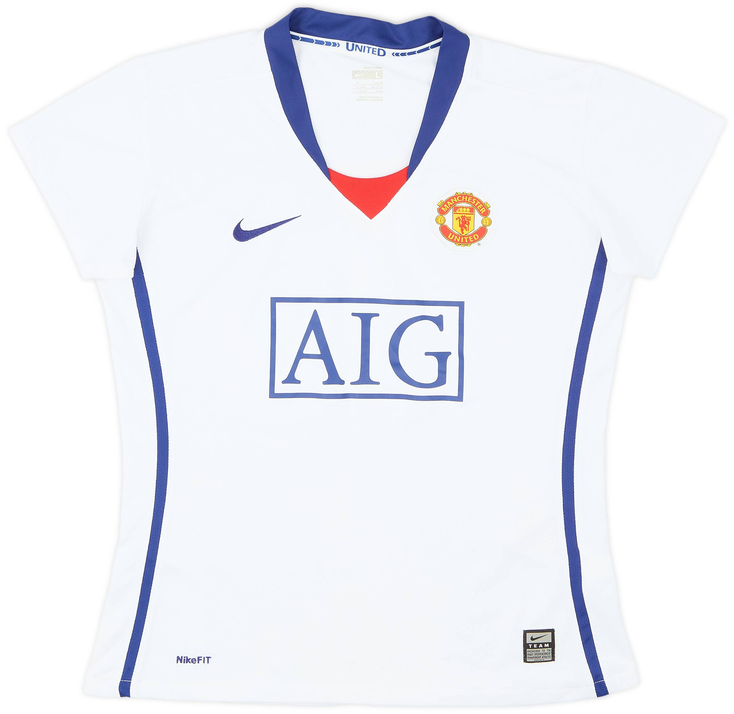 2008-10 Manchester United Away Shirt - 9/10 - (Women's L)
