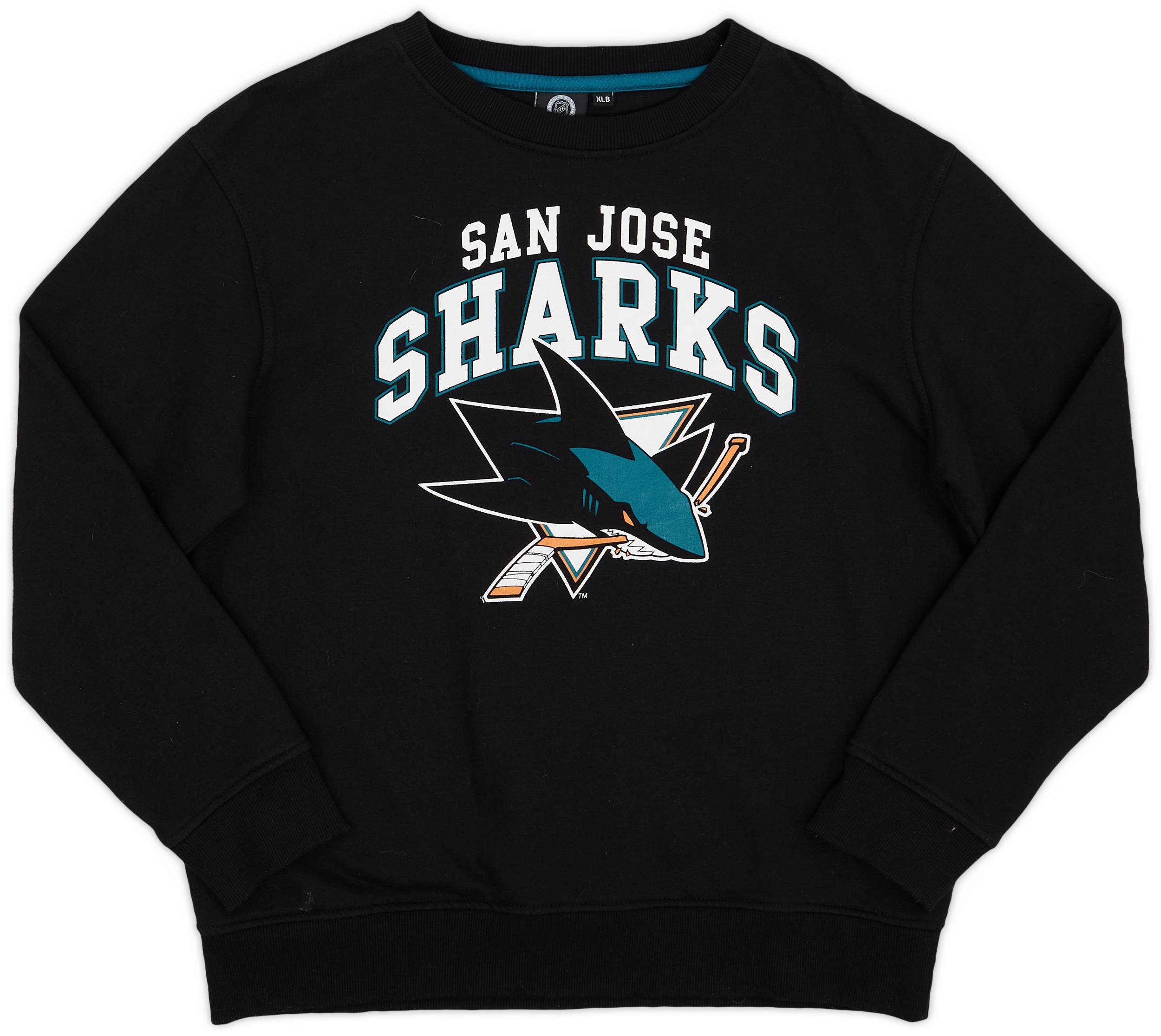 2010-11 San Jose Sharks Majestic Sweat Top - 8/10 - (XL.Boys)