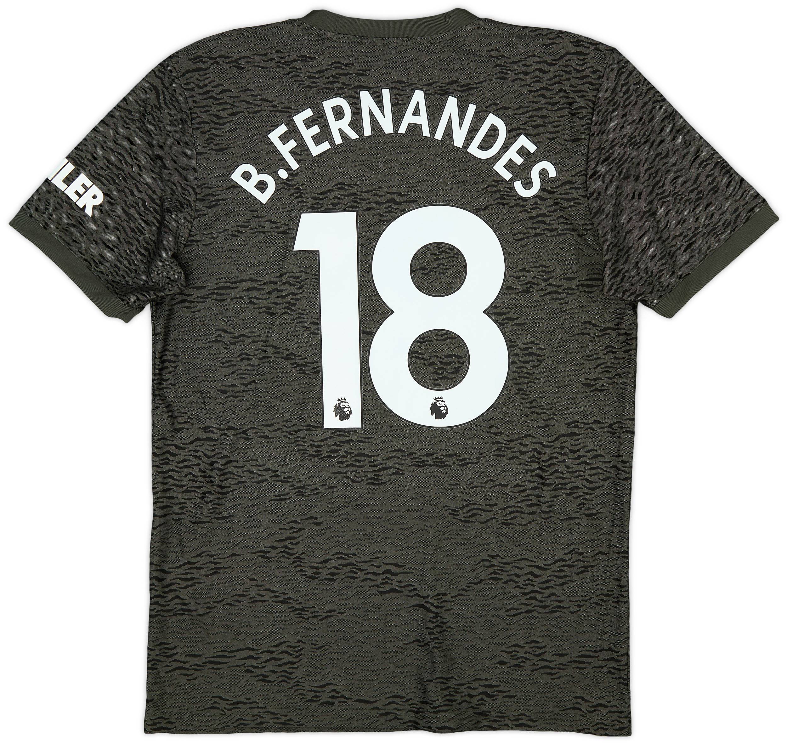 2020-21 Manchester United Away Shirt B.Fernandes #18 - 6/10 - (M)