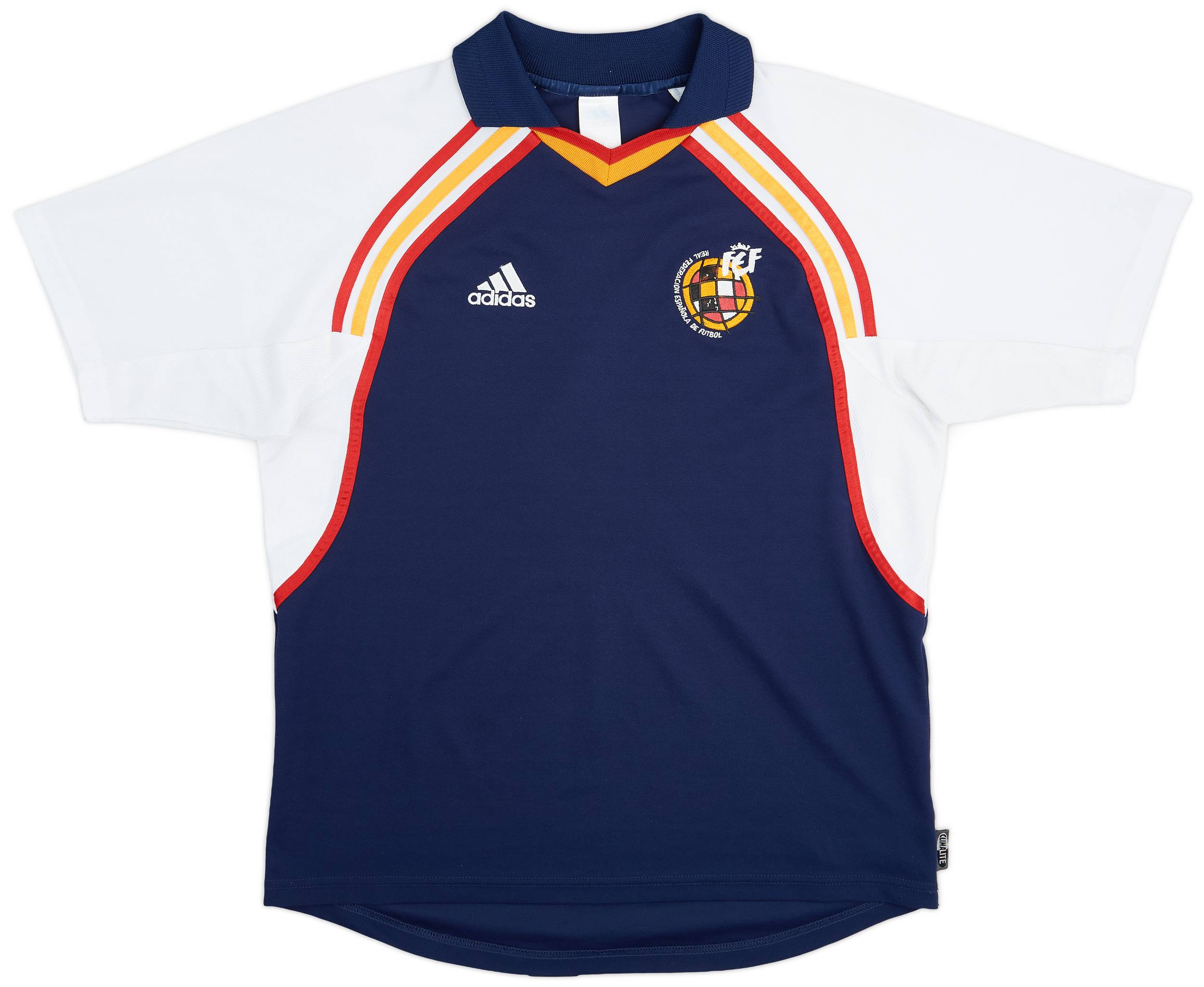 2000-02 Spain adidas Polo Shirt - 9/10 - (S)