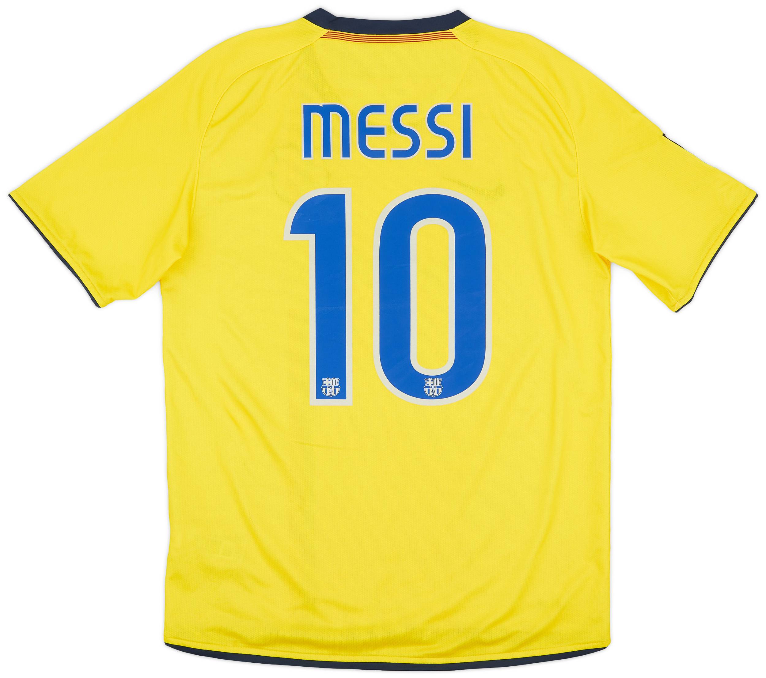 2008-10 Barcelona Away Shirt Messi #10 - 9/10 - (M)