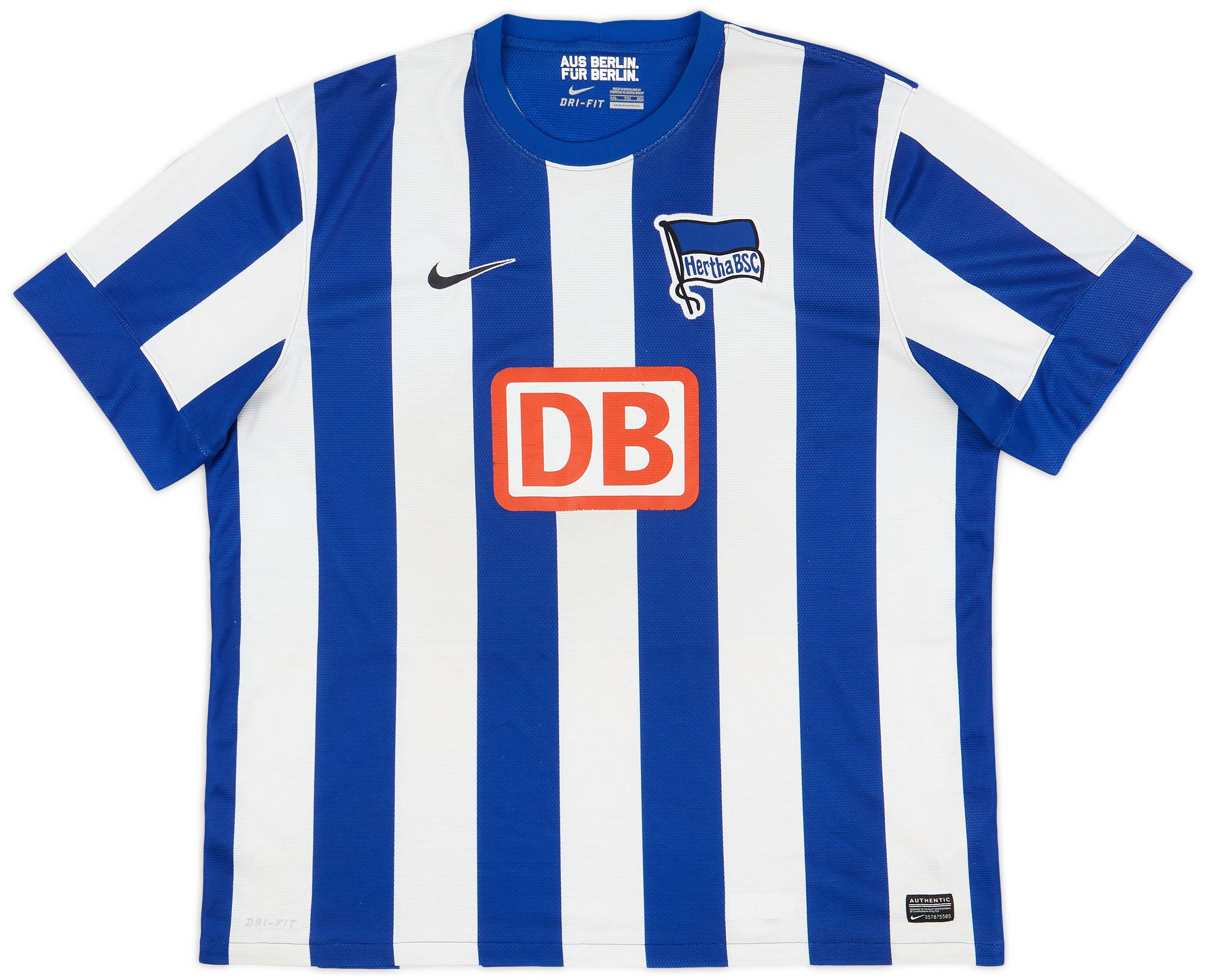 2012-13 Hertha Berlin Home Shirt - 6/10 - (XXL)