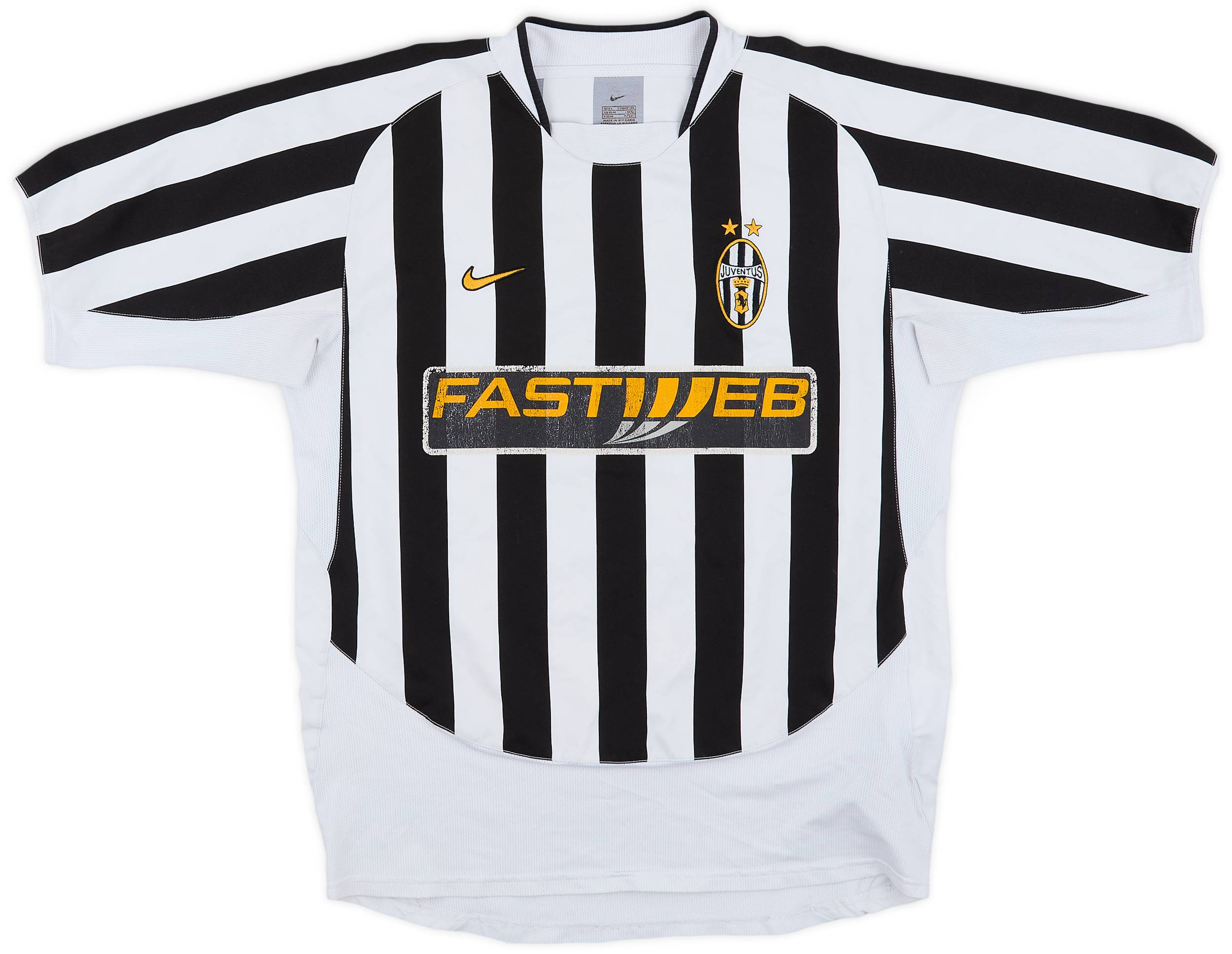 2003-04 Juventus Player Issue Home L/S Shirt Nedved #11 - 8