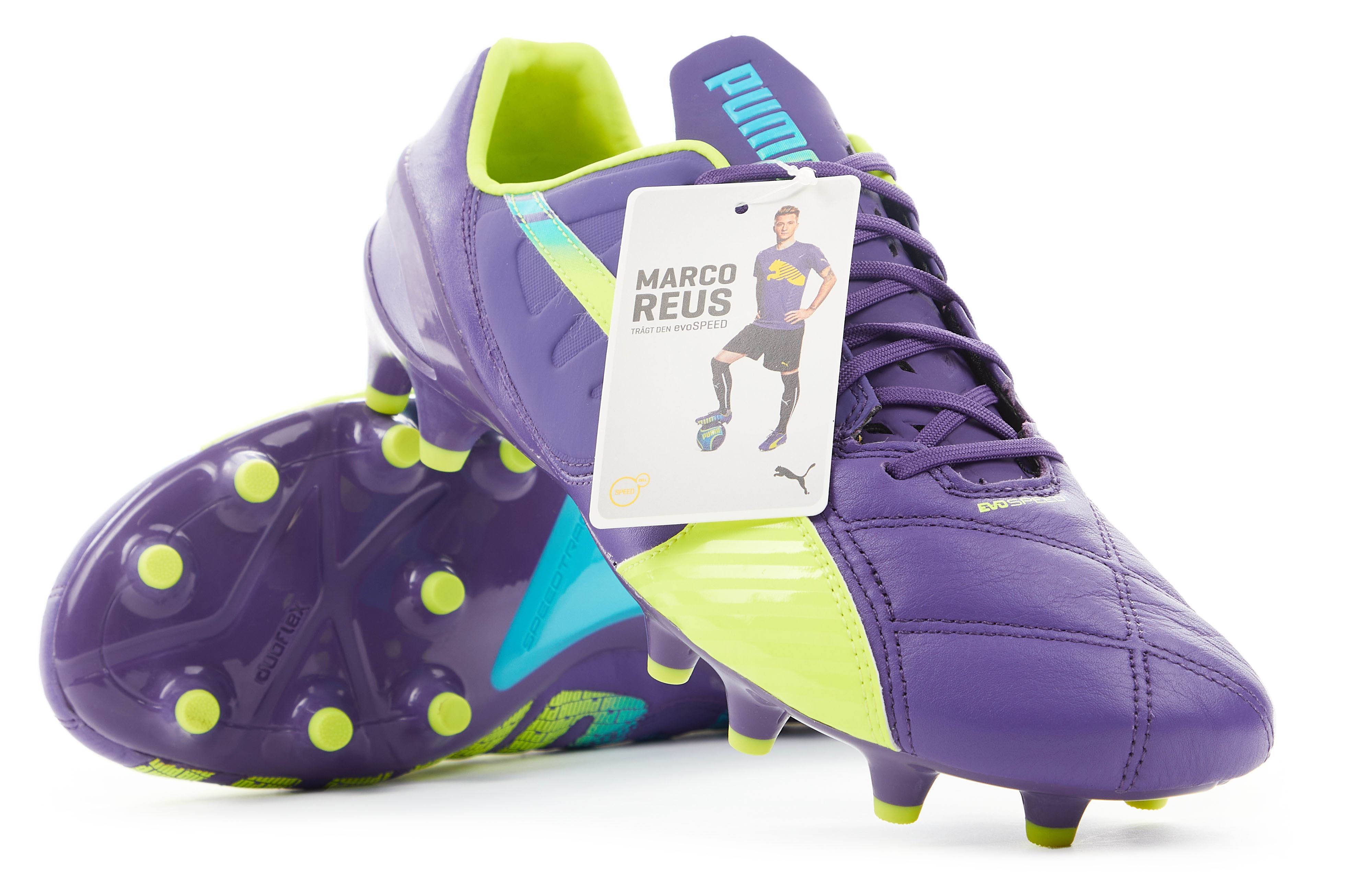 Puma EvoSPEED 1.3 Leather Football Boots FG