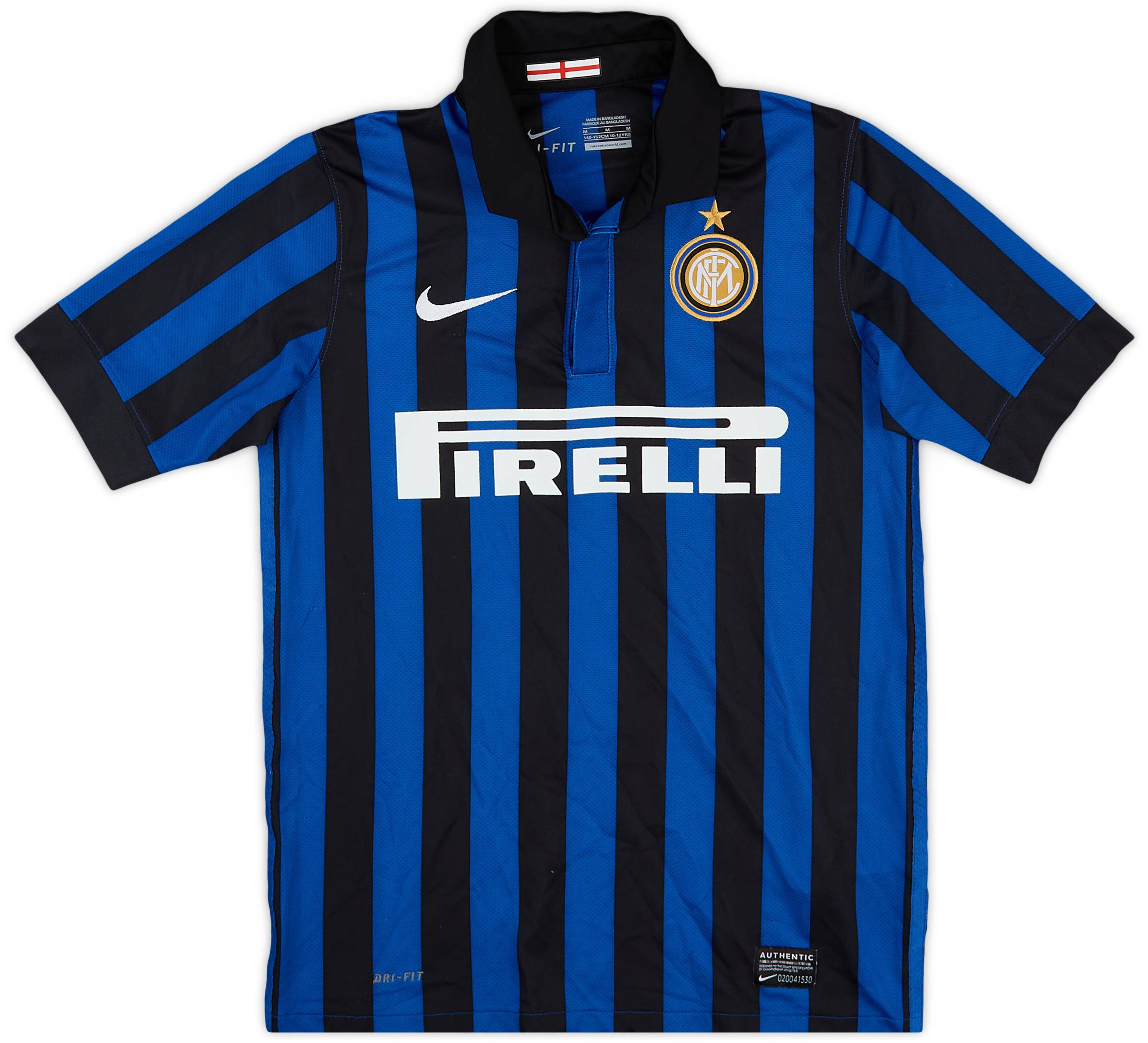 2011-12 Inter Milan Home Shirt - 9/10 - (M.Boys)