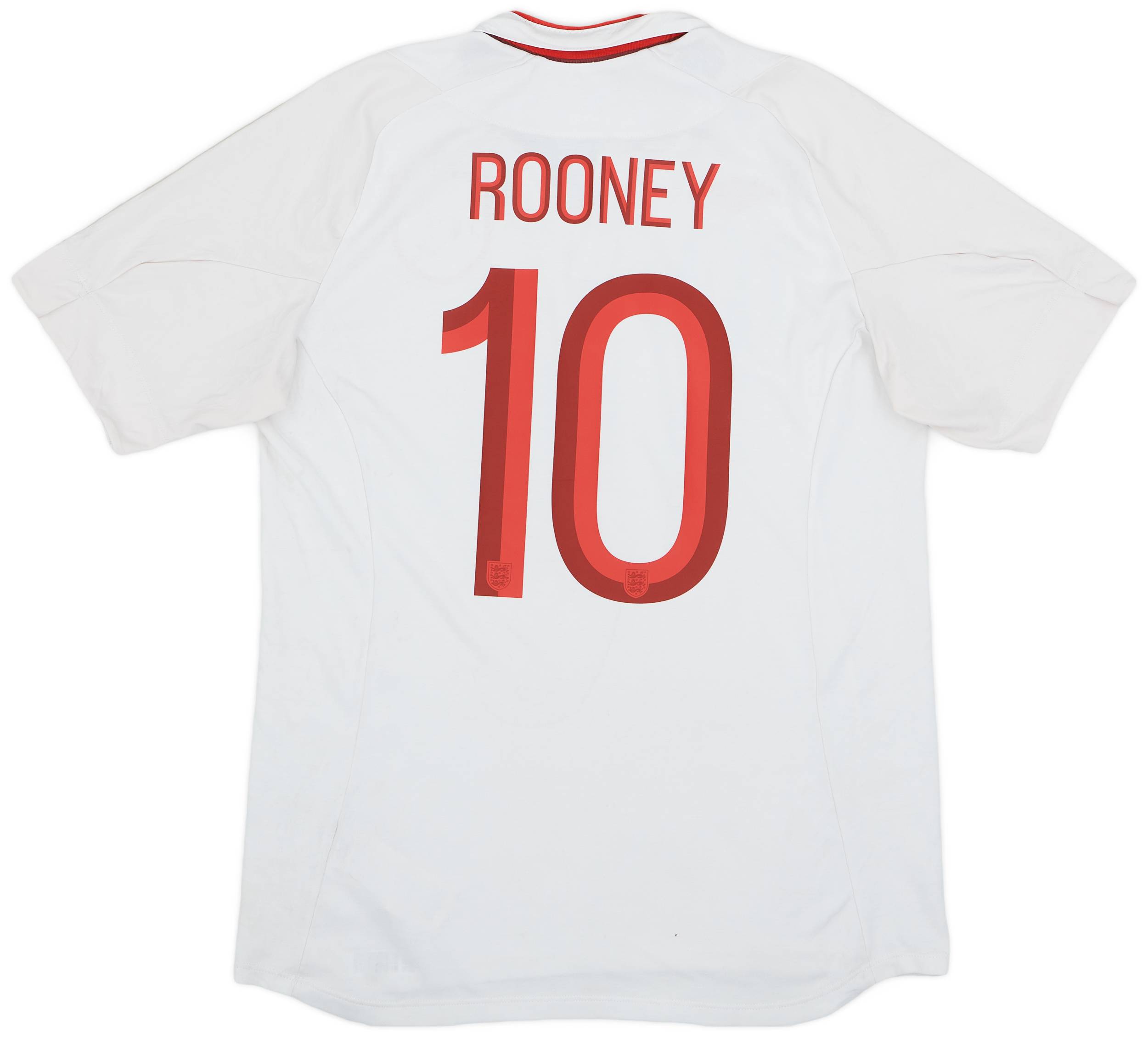 2012-13 England Home Shirt Rooney #10 - 6/10 - (M)