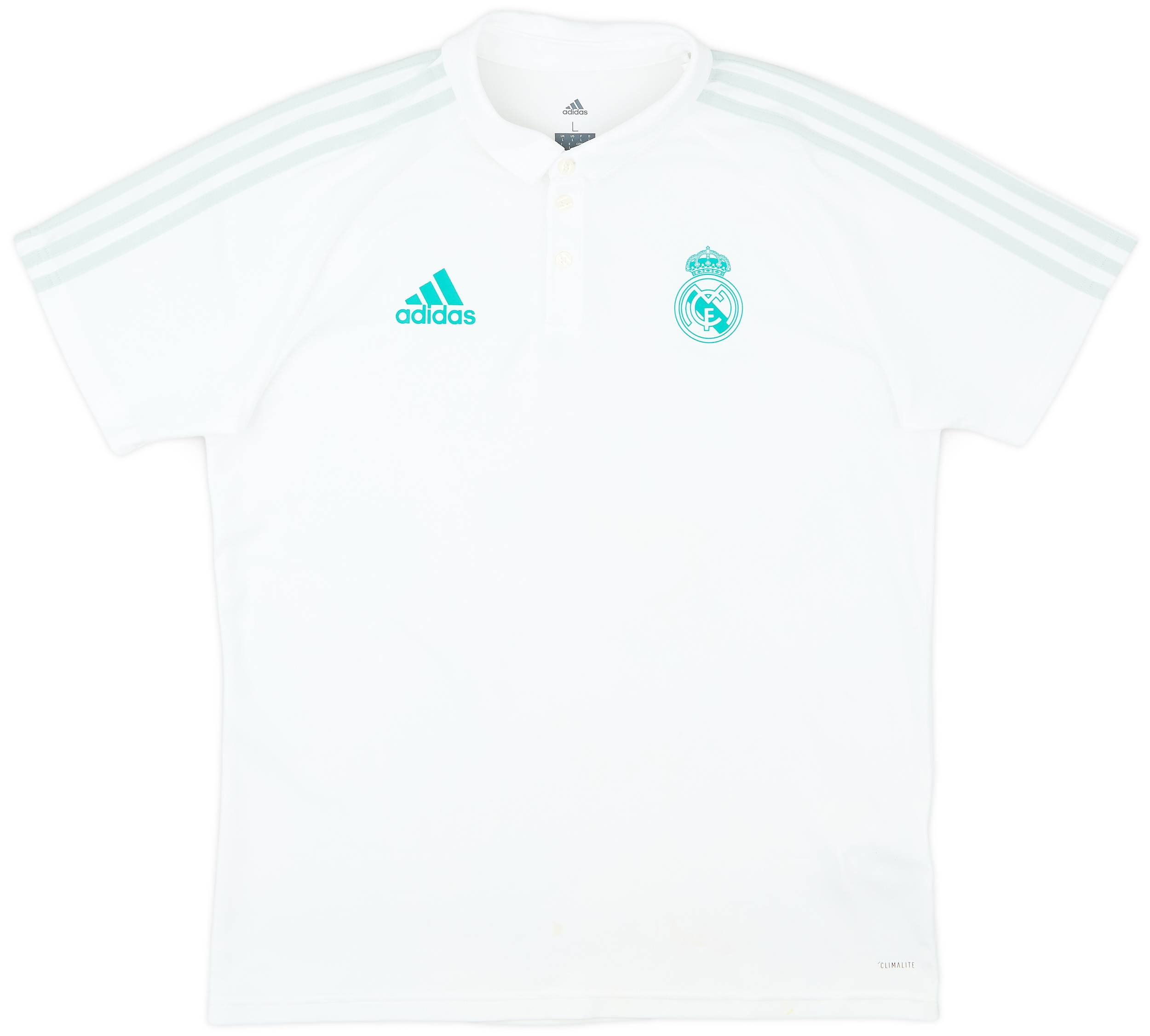 2017 18 Real Madrid adidas Polo Shirt 7 10 L