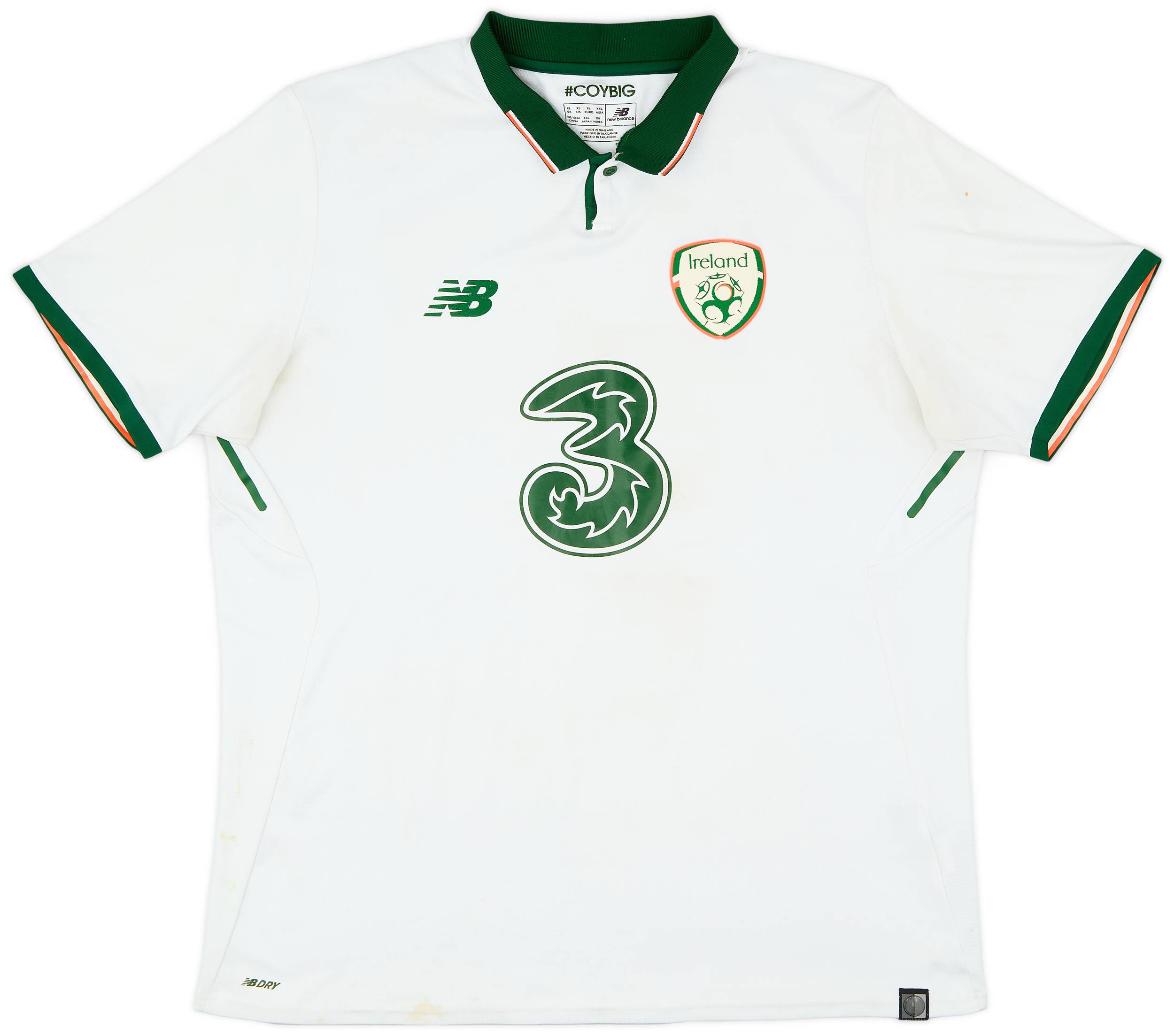 2017-18 Ireland Away Shirt - 5/10 - (XL)